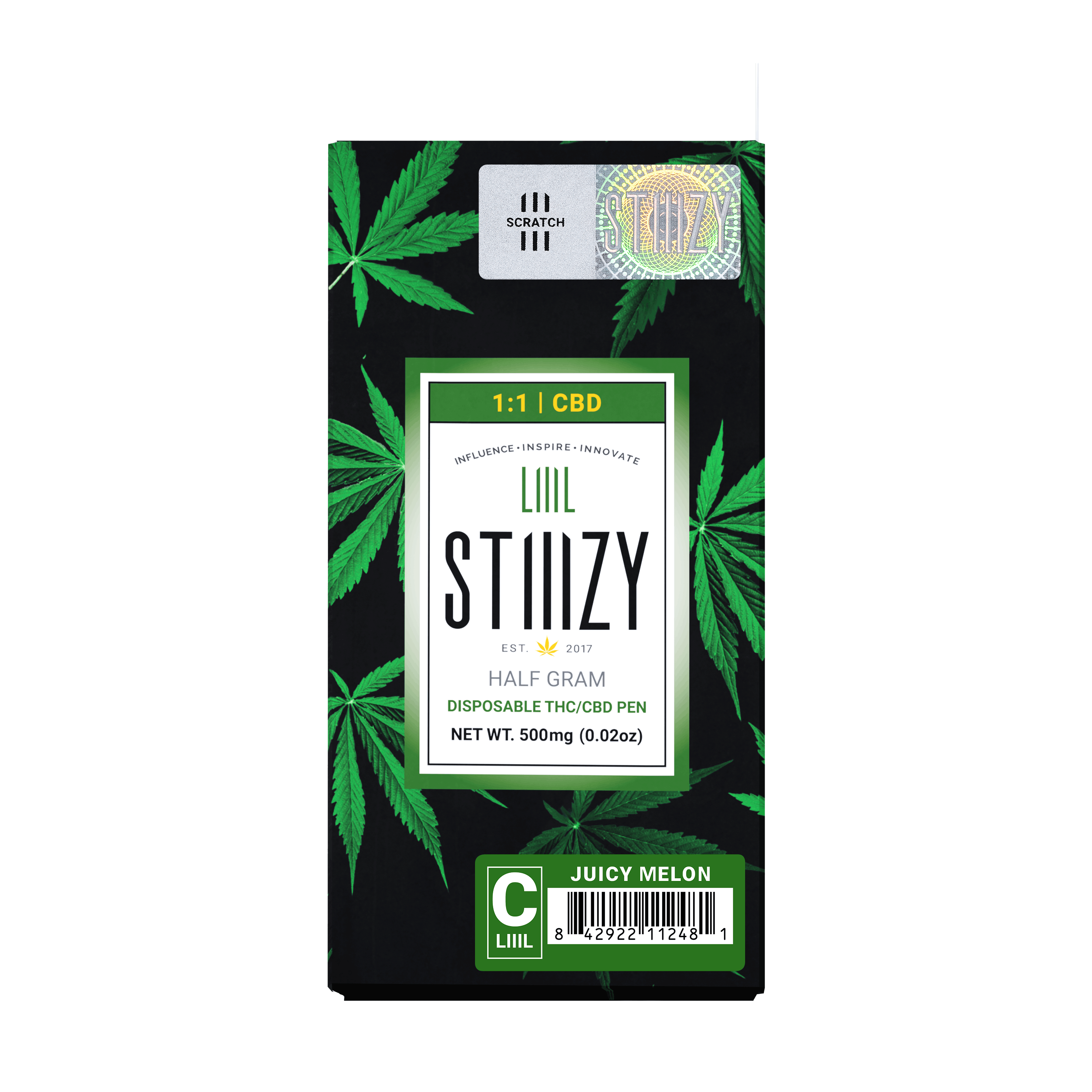 Juicy Melon 1:1 - LIIIL - STIIIZY - Half Gram - $12.99 - Disposable Vape (All-In-One, Battery Built-In)