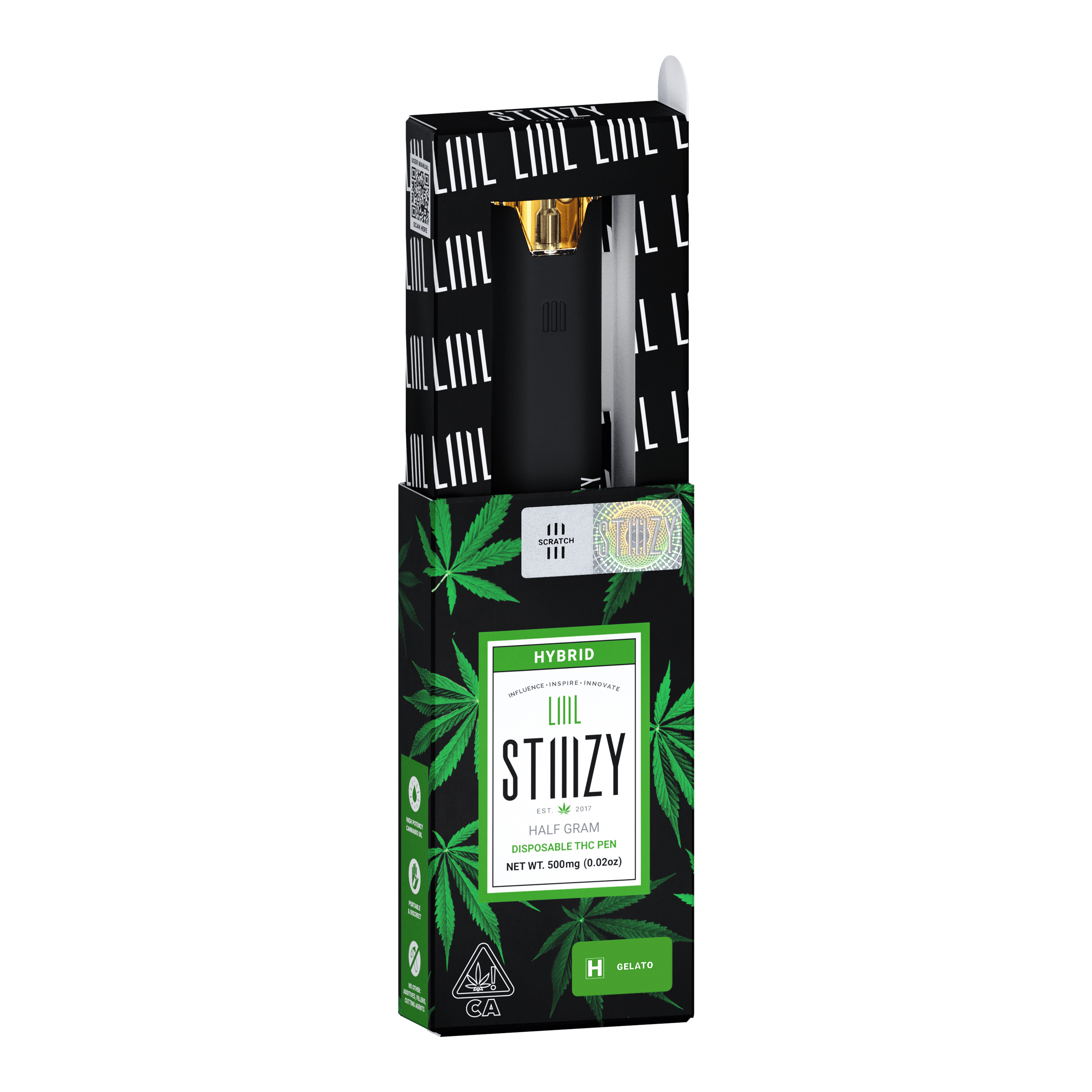 Gelato - LIIIL - STIIIZY - Half Gram - $12.99 - Disposable Vape (All-In-One, Battery Built-In)