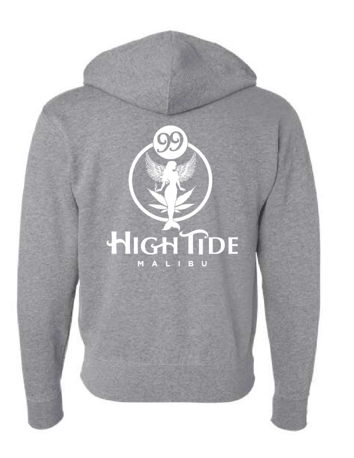 High Tide Zip Hoodie - Gunmetal Heather - 99 High Tide - XS - $59.99 - Maliboutique