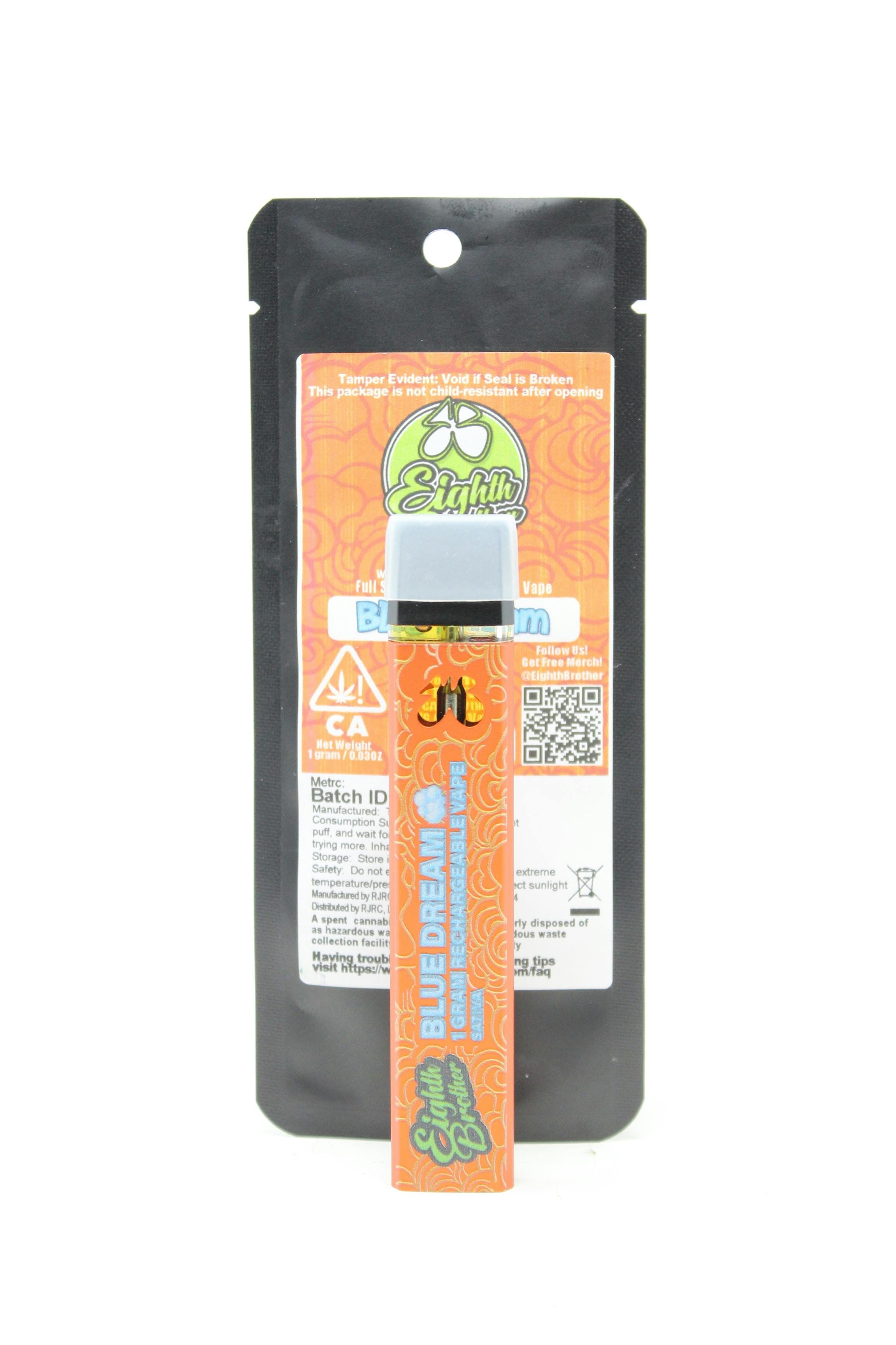 EIGHTH BROTHER - Blue Dream (S) - 1g Disposable Vape - Eighth Brother - Vape - $22 - Vapes