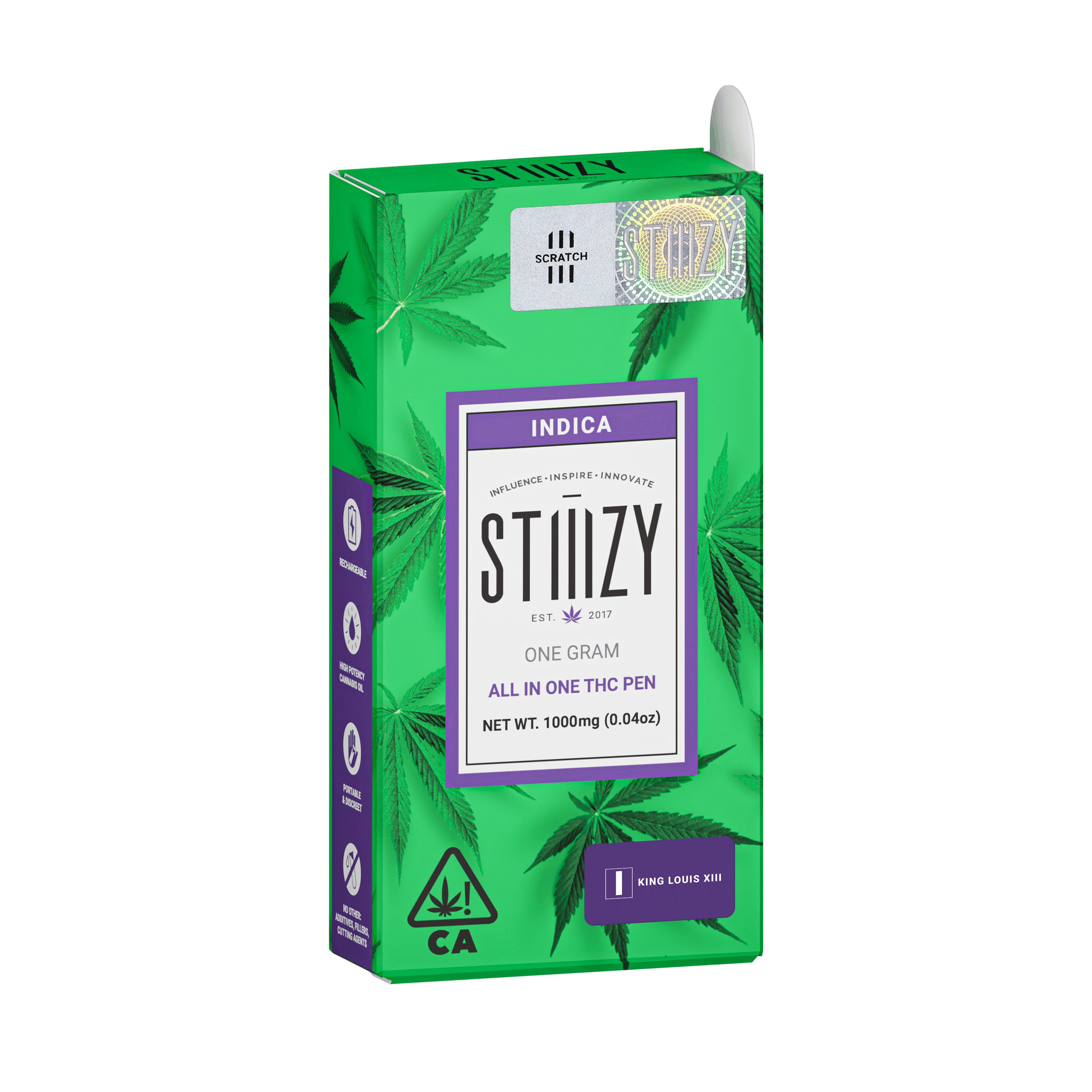 King Louis XIII - All-In-One - STIIIZY - One Gram - $27.99 - Disposable Vape (All-In-One, Battery Built-In)