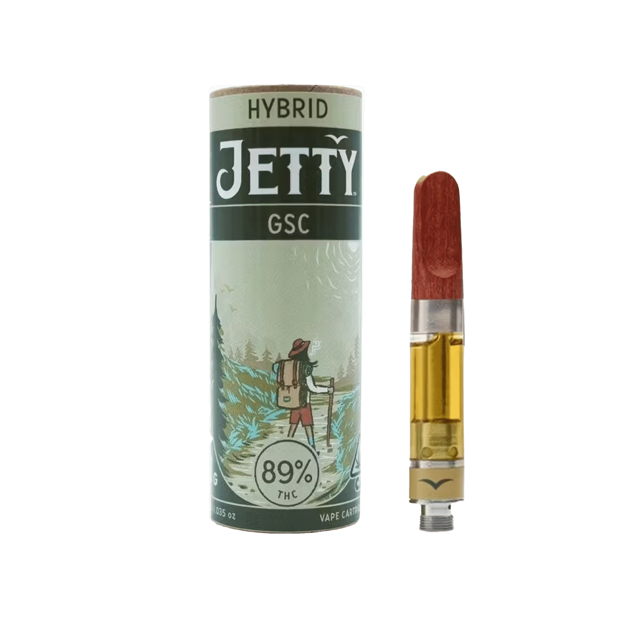 GSC - Cart - Jetty Extracts - One Gram - $39.99 - Vape Cartridges (Universal 510 Battery Required)