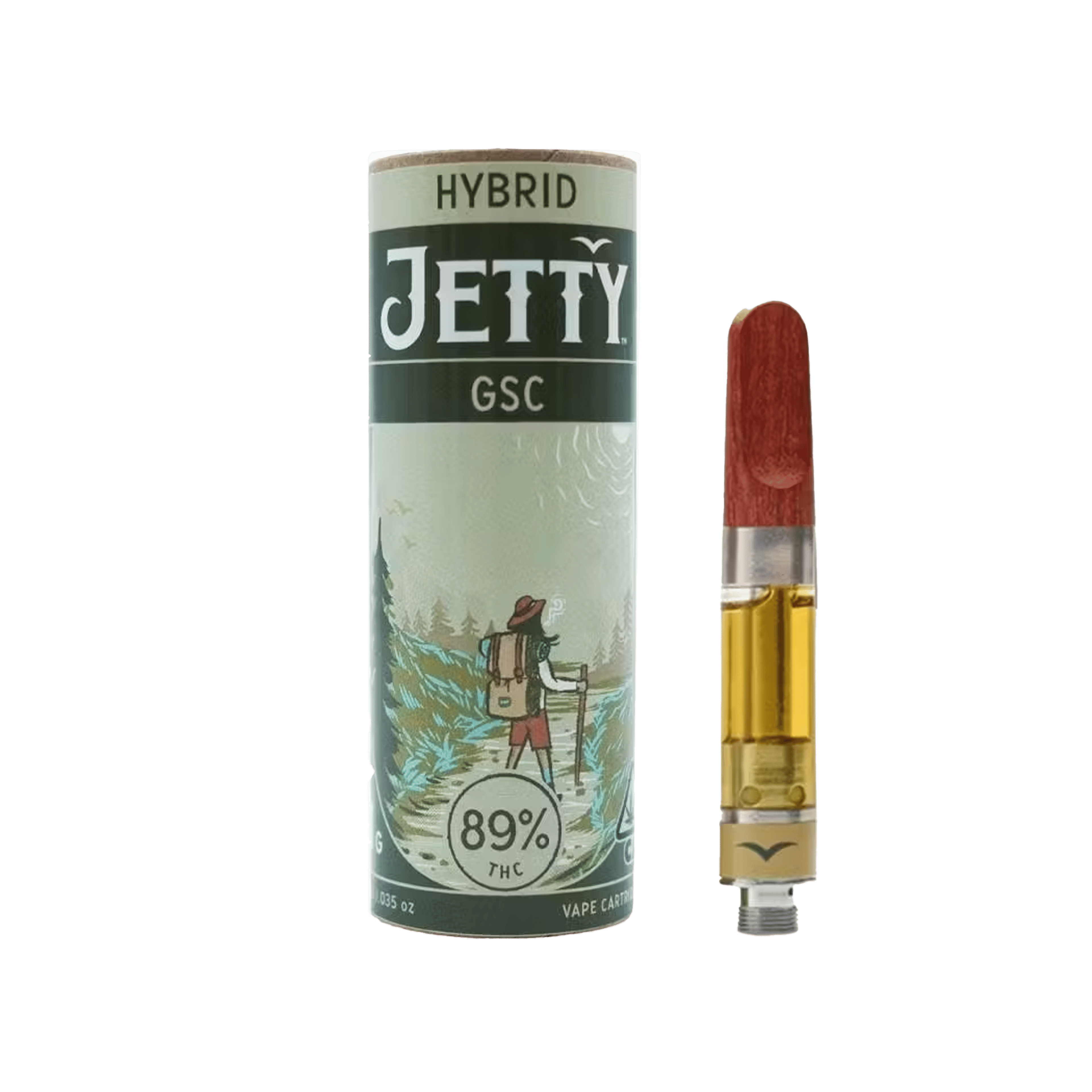 GSC - Cart - Jetty Extracts - One Gram - $39.99 - Vape Cartridges (Universal 510 Battery Required)