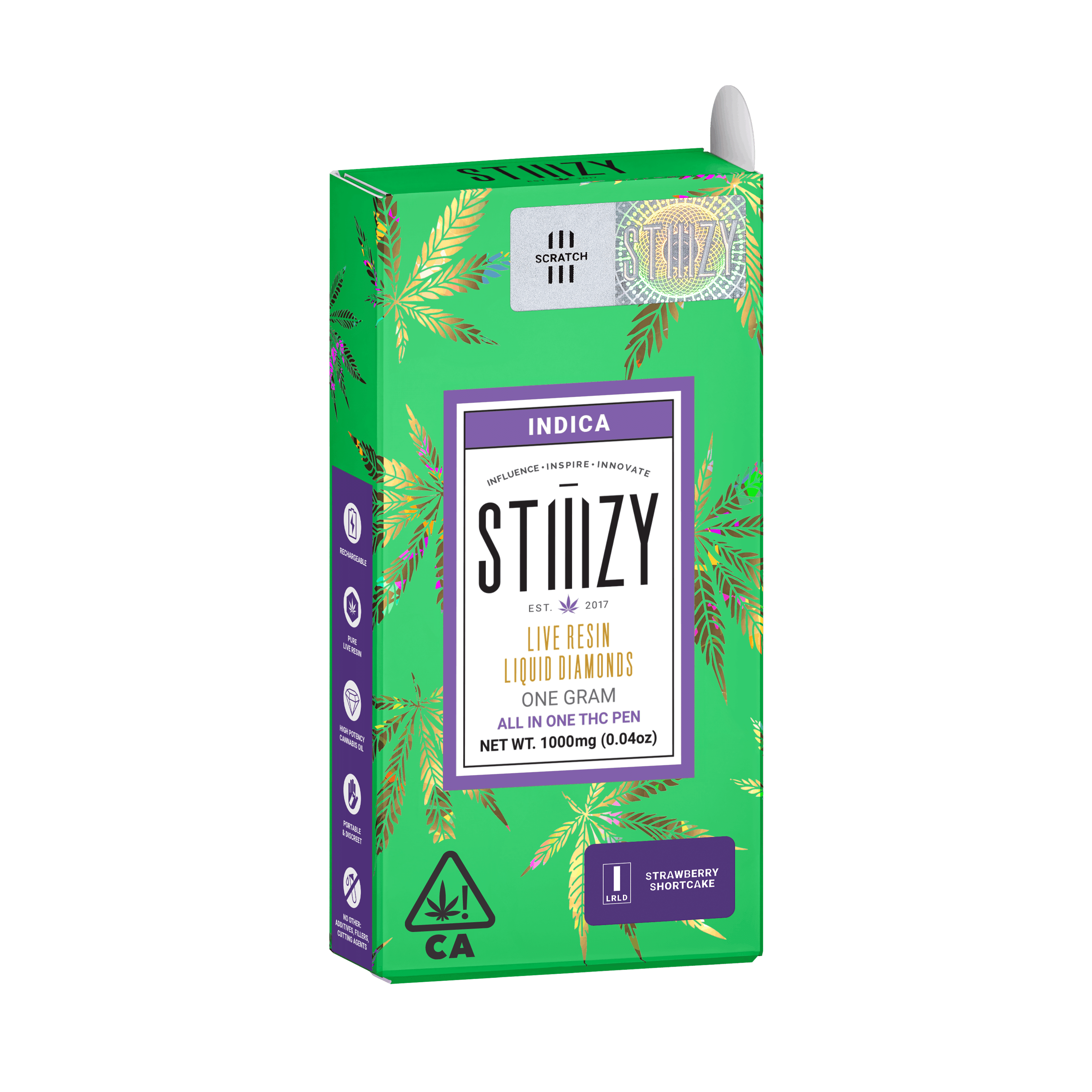 Strawberry SHORTCAKE 1G LQD All-In-One - STIIIZY - - $18 - Vapes
