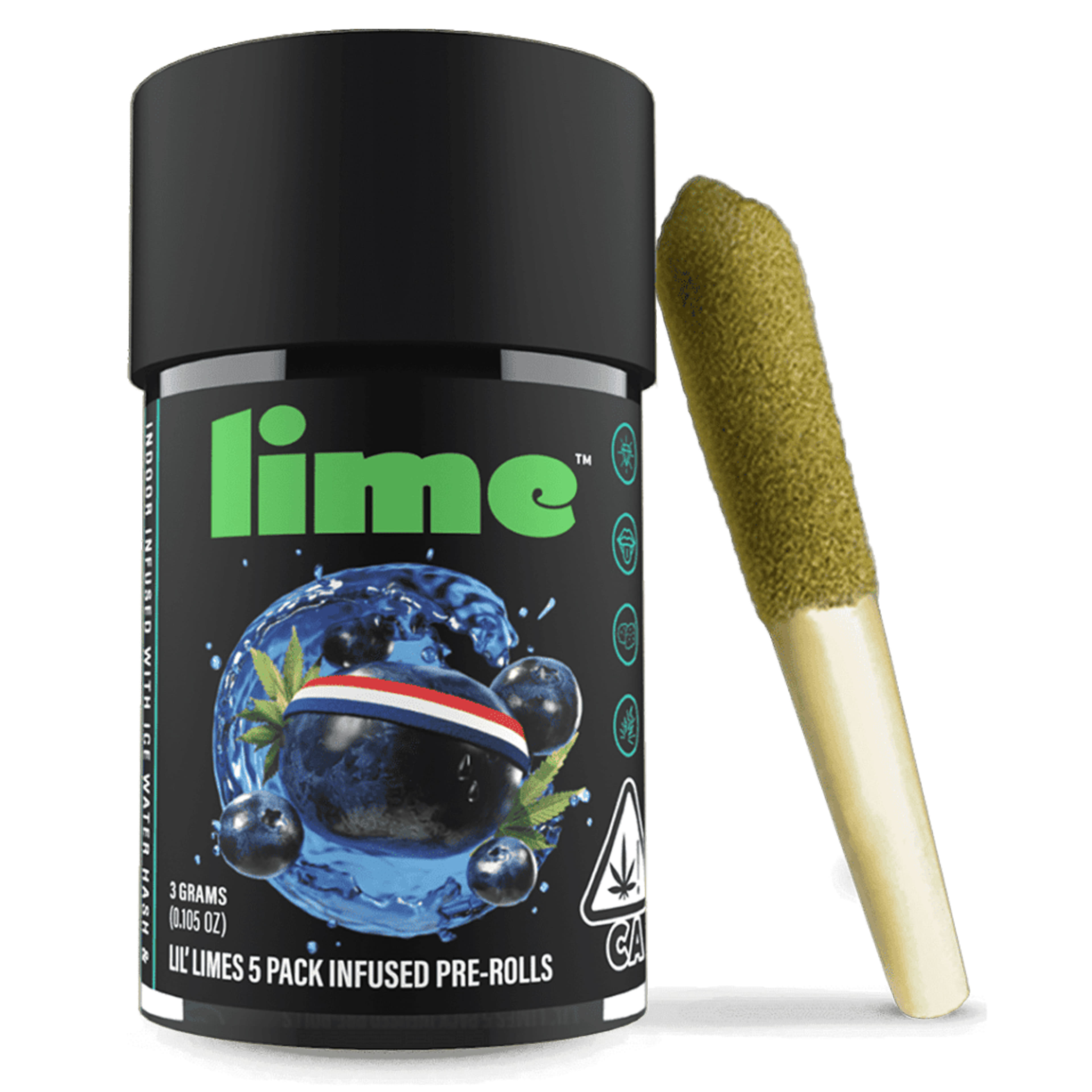 Blueberry Headband (H) 5pk **B2G1 EVERYDAY** - Lime Brand - Blueberry Headband (H) 5pk - $29 - Prerolls