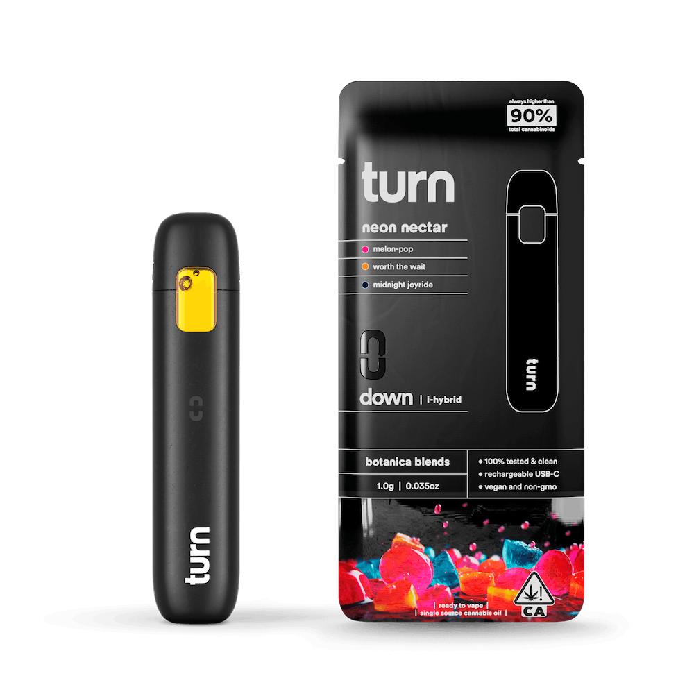 Turn - Neon Nectar - Botanical Blend Disposable - 1g - Turn - Neon Nectar - $26.99 - Disposable Vapes