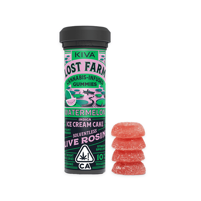 Watermelon Ice Cream Rosin Gummies 100mg