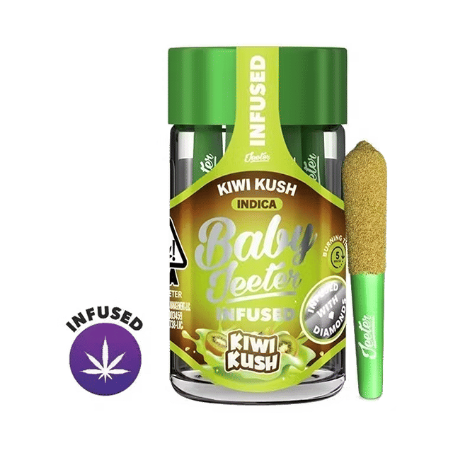 Kiwi Kush - Baby Jeeter - Infused Pre-Rolls