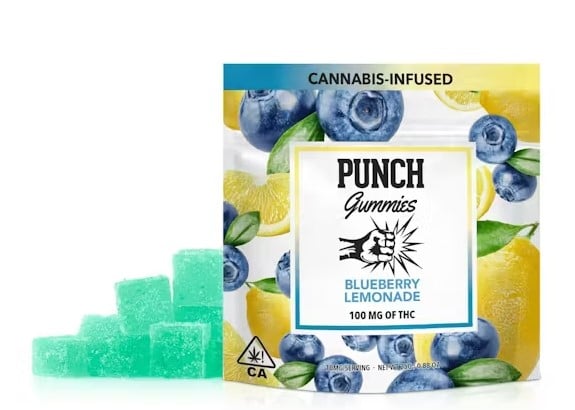 Blueberry Lemonade - 100mg Gummies (10 COUNT)