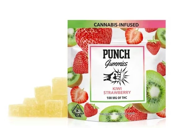 Kiwi Strawberry - 100mg Gummies (10 COUNT)