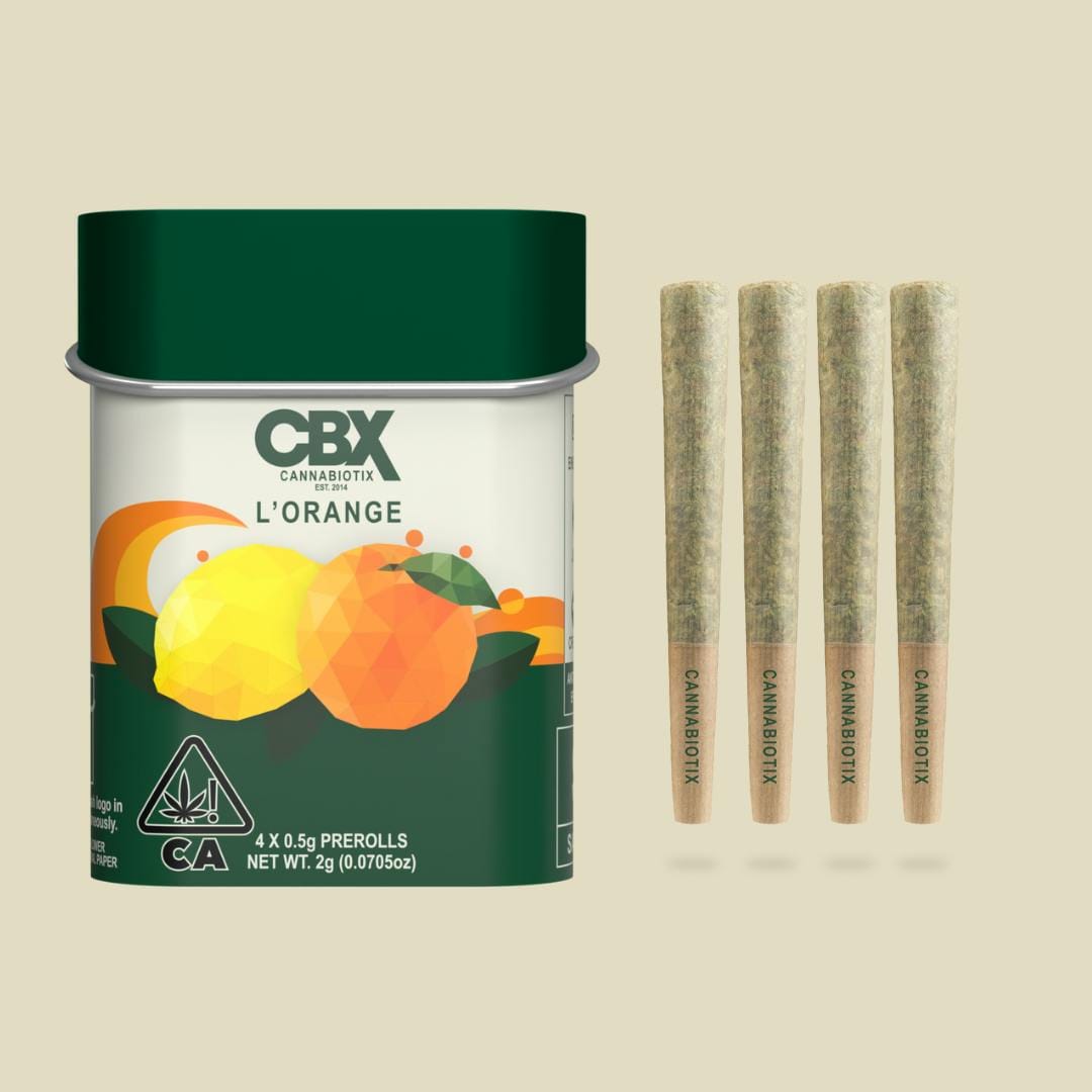 CBX | .5gx4pk Tin - L'Orange - Pre Roll - Sativa - Cannabiotix -  - $30 - Pre-Rolls