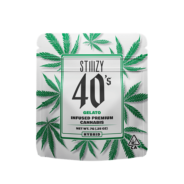 STIIIZY - 40's - Gelato - Infused Flower - 7g "Smalls"