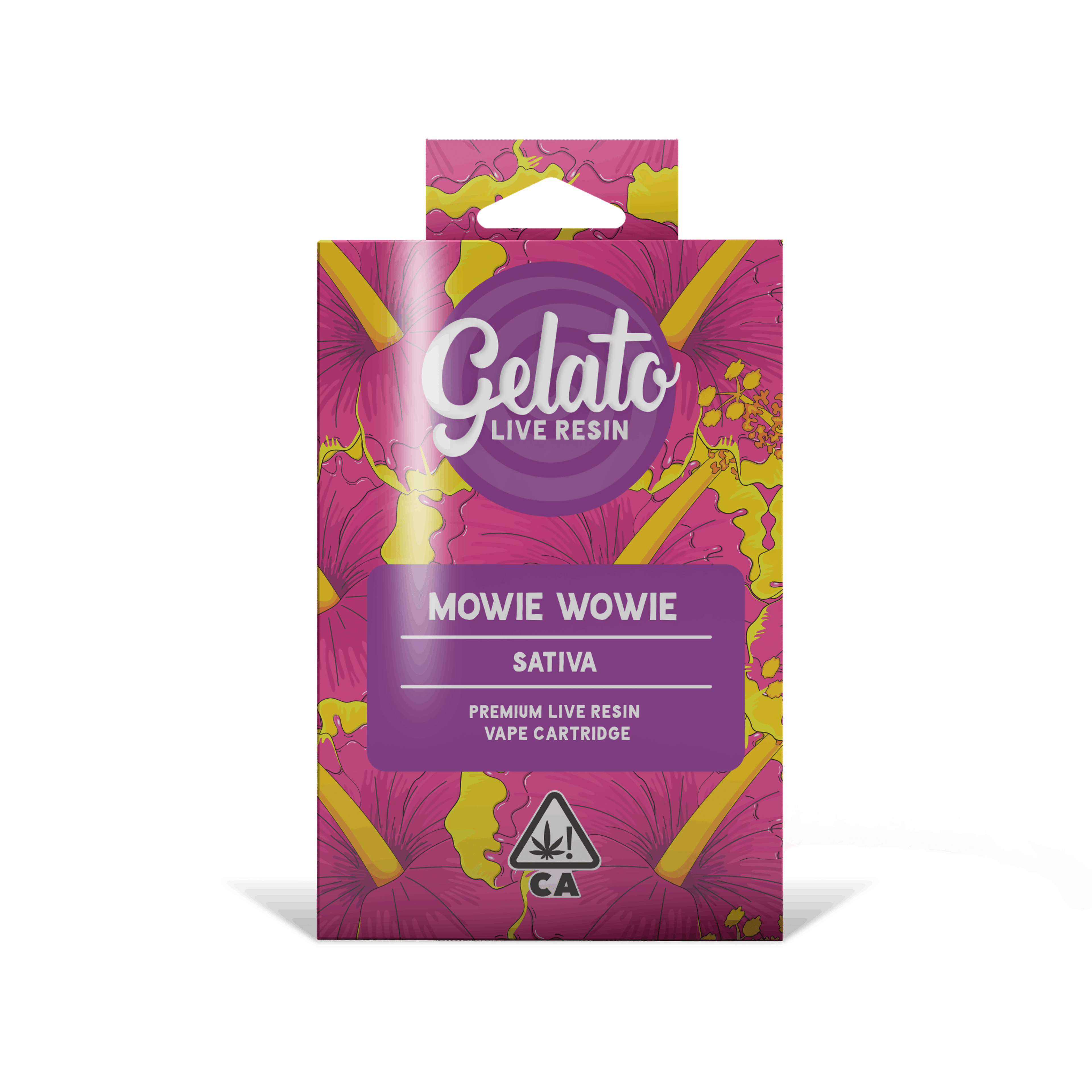Gelato: Mowie Wowie - 1g Live Resin Cart - Gelato - - $39 - Standard Cartridges