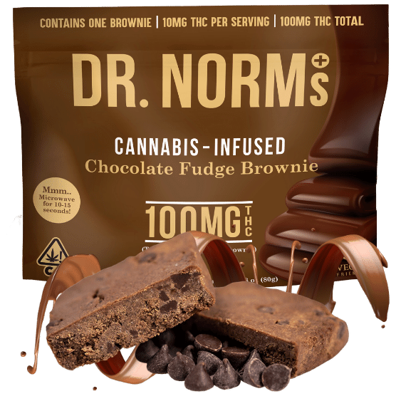 Dr. Norm's - Chocolate Fudge Brownie - Dr. Norm's - Dr. Norm's - Chocolate Fudge Brownie - $20 - Edible