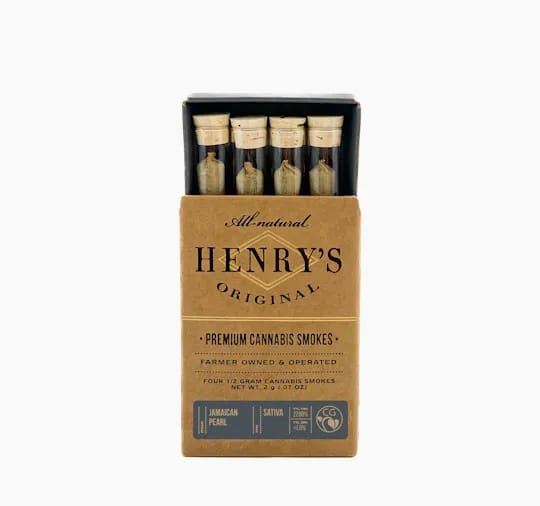 4pk JAMAICAN PEARL Preroll - Henry’s Original -  - $24.05 - Pre-Rolls
