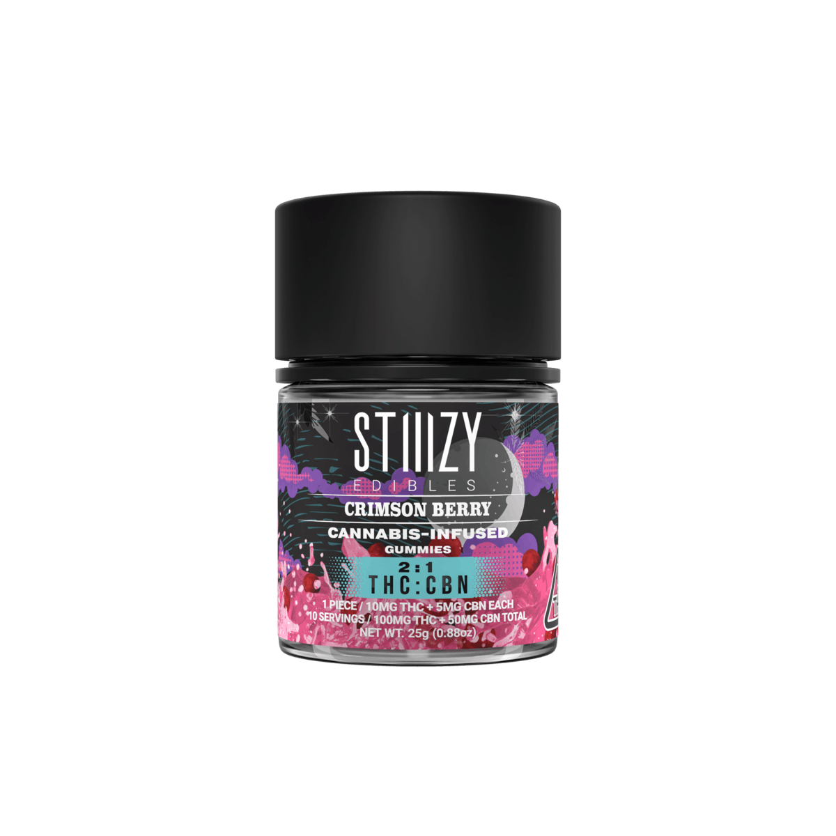 CRIMSON BERRY 2:1 100MG - STIIIZY -  - $12 - Edibles