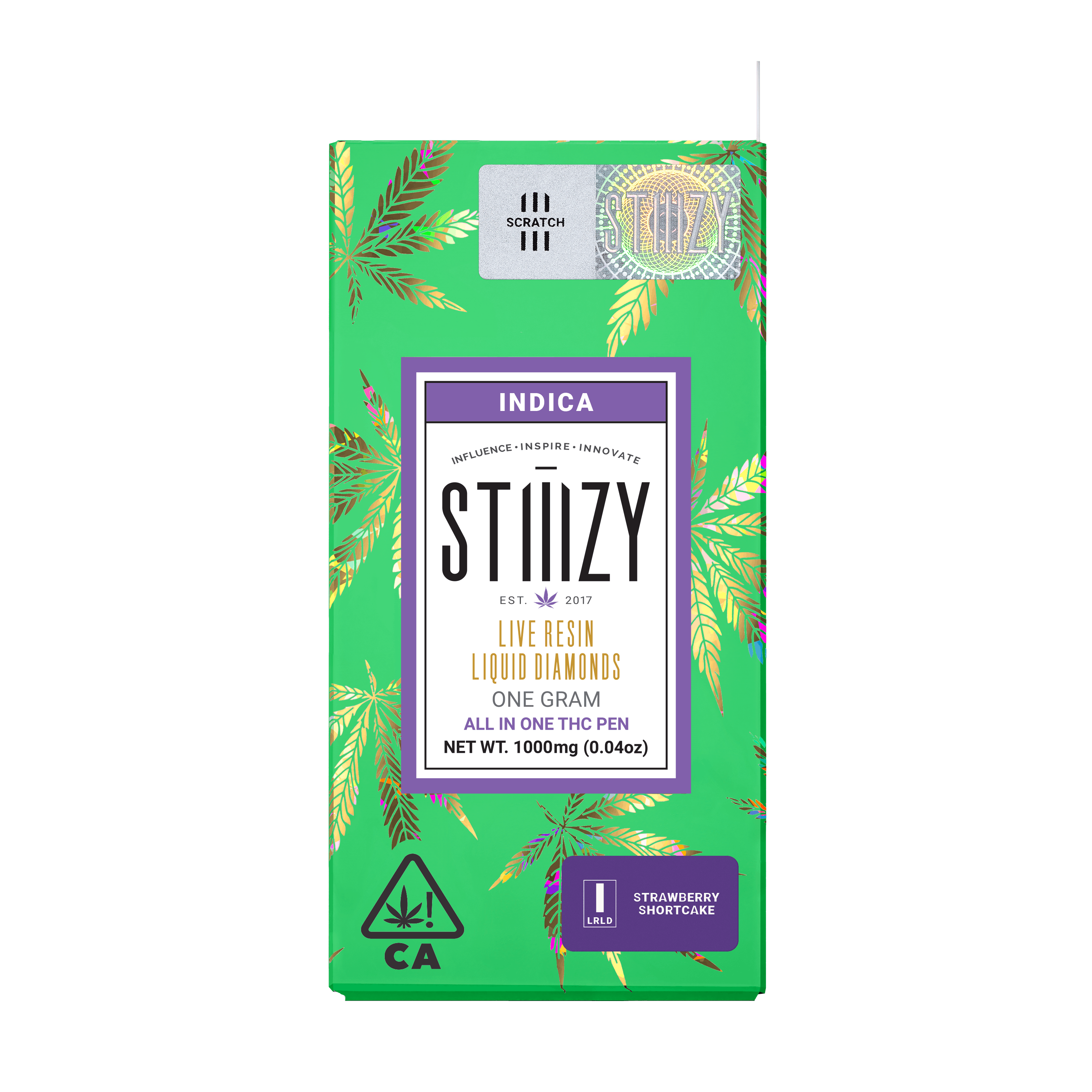 Strawberry SHORTCAKE 1G LQD All-In-One - STIIIZY -  - $18 - Vapes