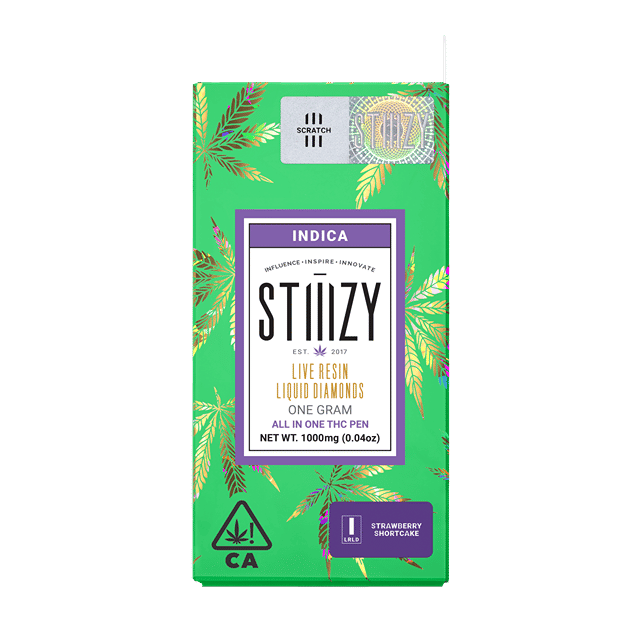 Liquid Diamond All-in-One (AIO) THC Pen – Strawberry Shortcake – 1g