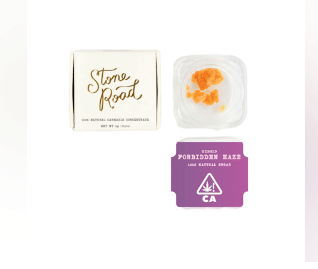 Stone Road - 1g All Natural Cannabis Concentrate Sugar - Forbidden Haze