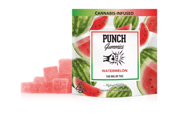 Watermelon Gummies 100mg - Punch Edibles -  - $8 - Edible