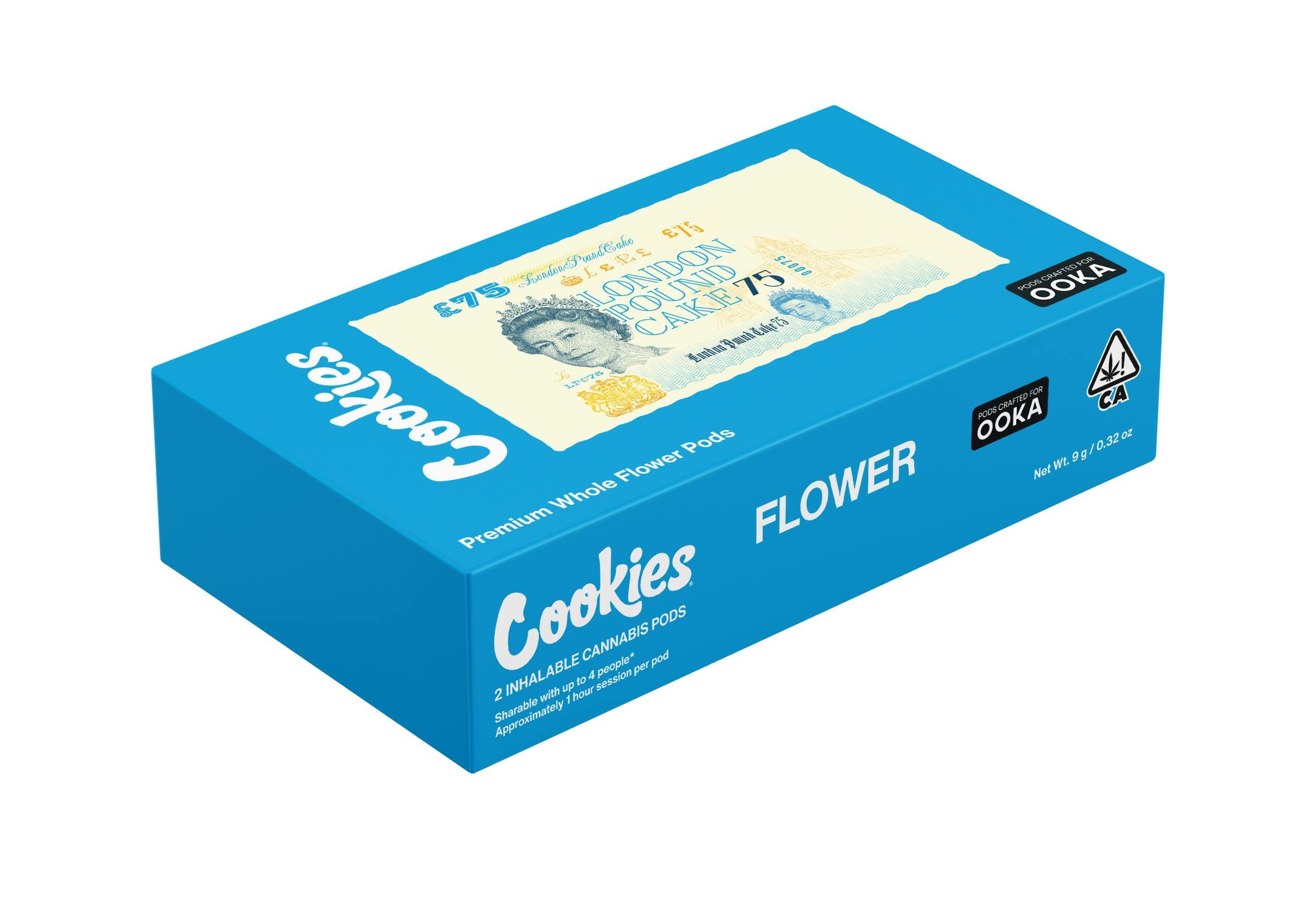 London Pound Cake x Cookies Flower 2pk Pods 9g - Ooka -  - $56.25 - Flowers