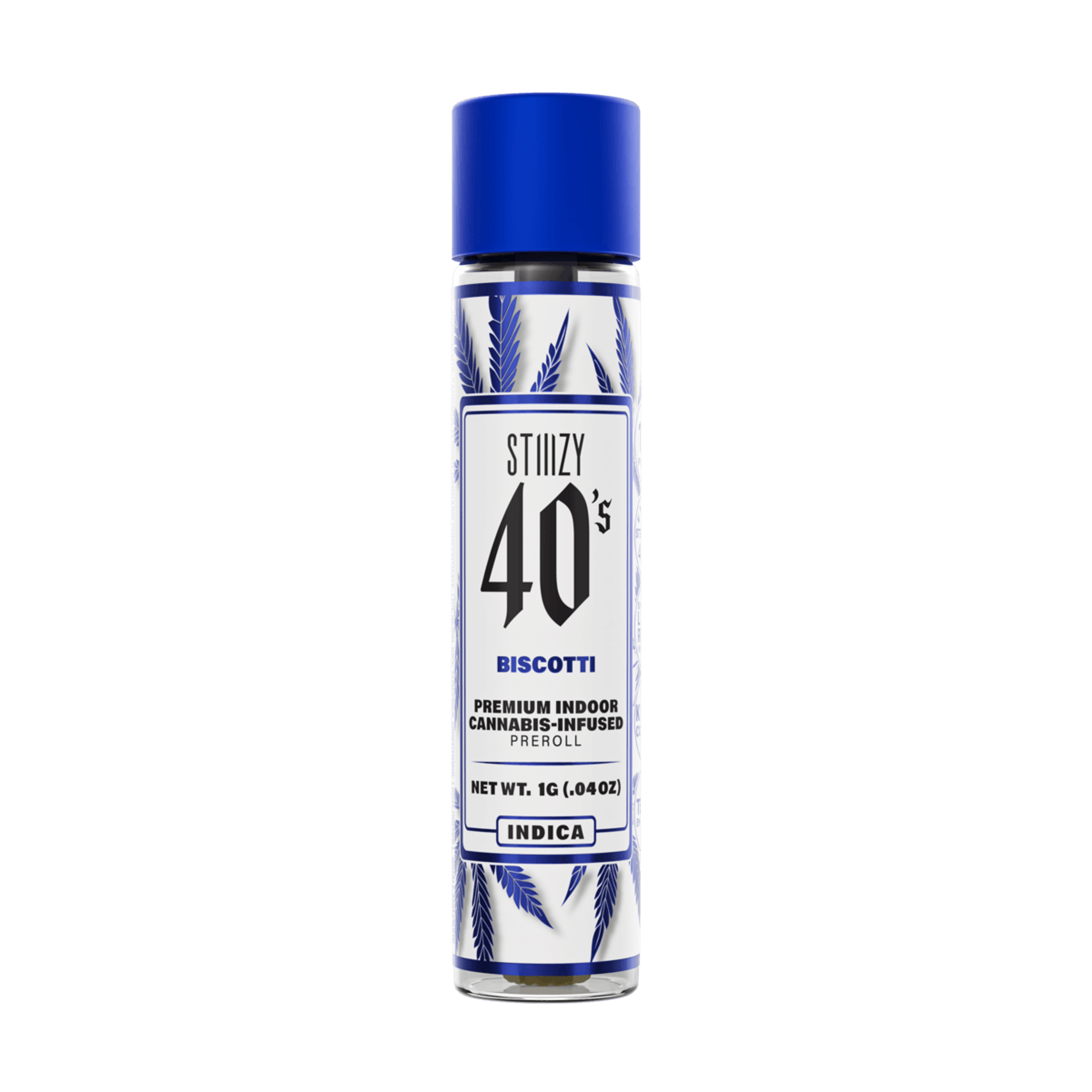 STIIIZY 40's | 1g - Biscotti - Pre Roll - Indica - STIIIZY - - $20 - Pre-Rolls