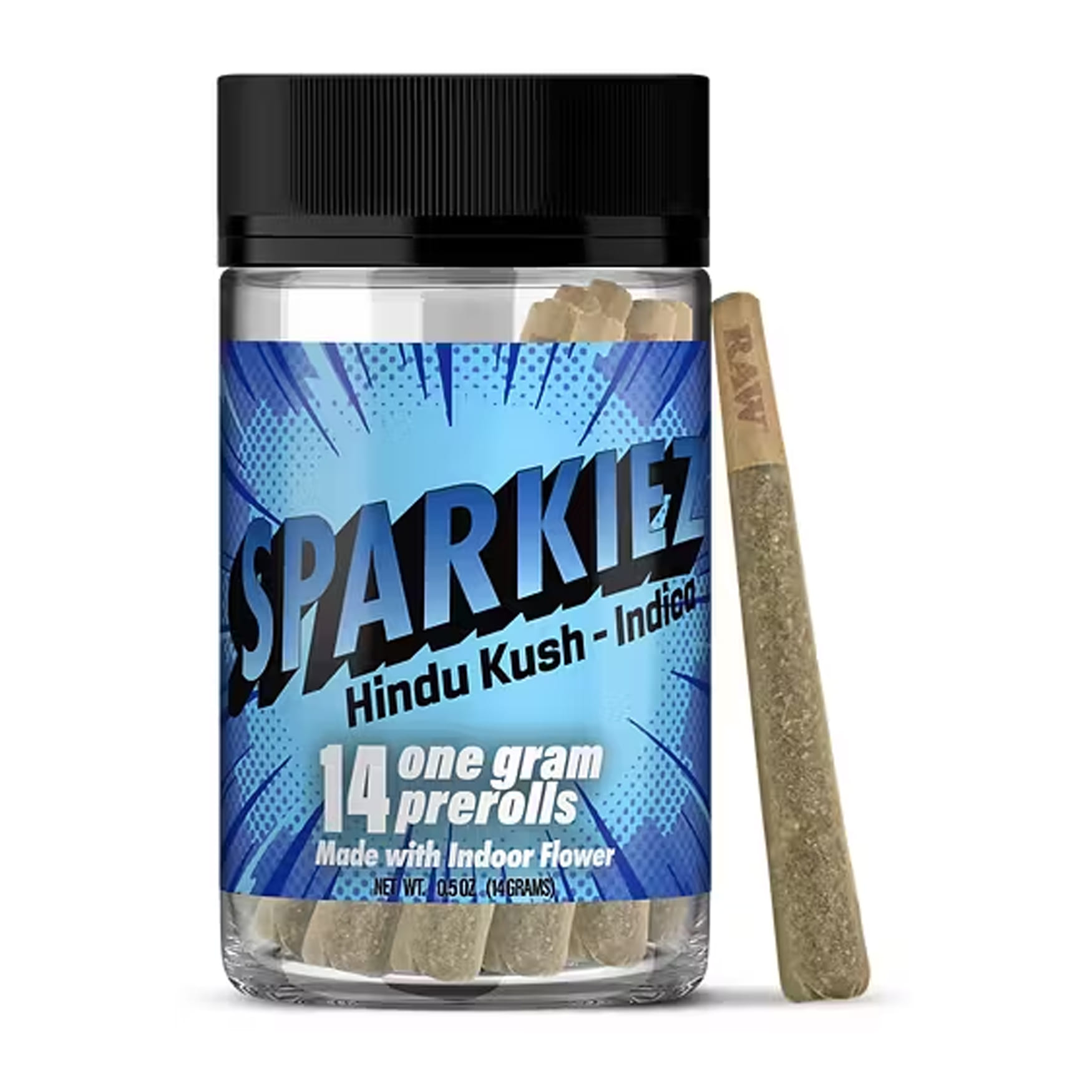 Hindu Kush (I) 14 Pack Prerolls - Sparkiez - Indica 14 Pack - $35 - Prerolls