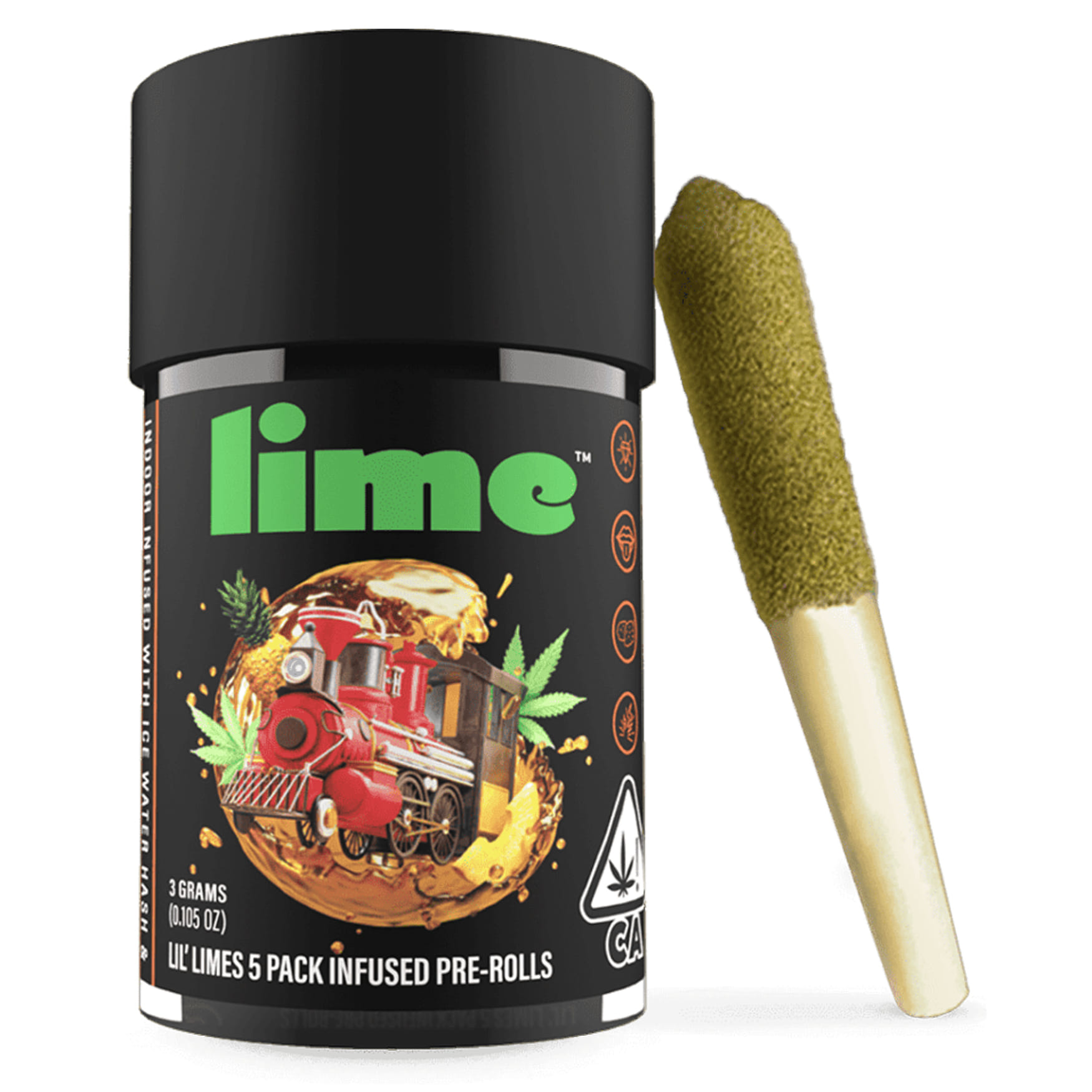 Pineapple Express (S) 5pk **B2G1 EVERYDAY** - Lime Brand - Pineapple Express (S) 5pk - $29 - Prerolls