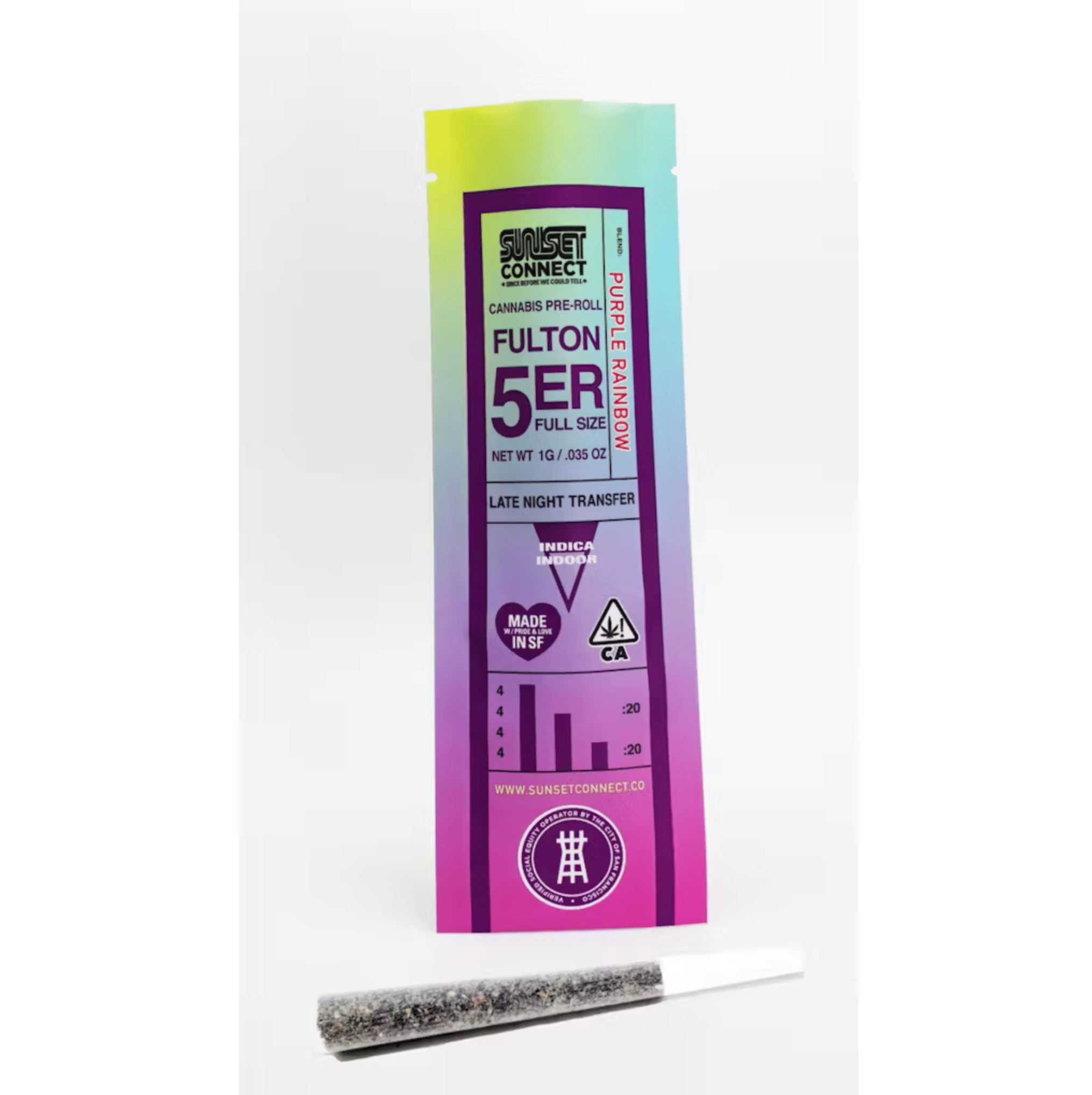 Sunset Connect — Purple Rainbow