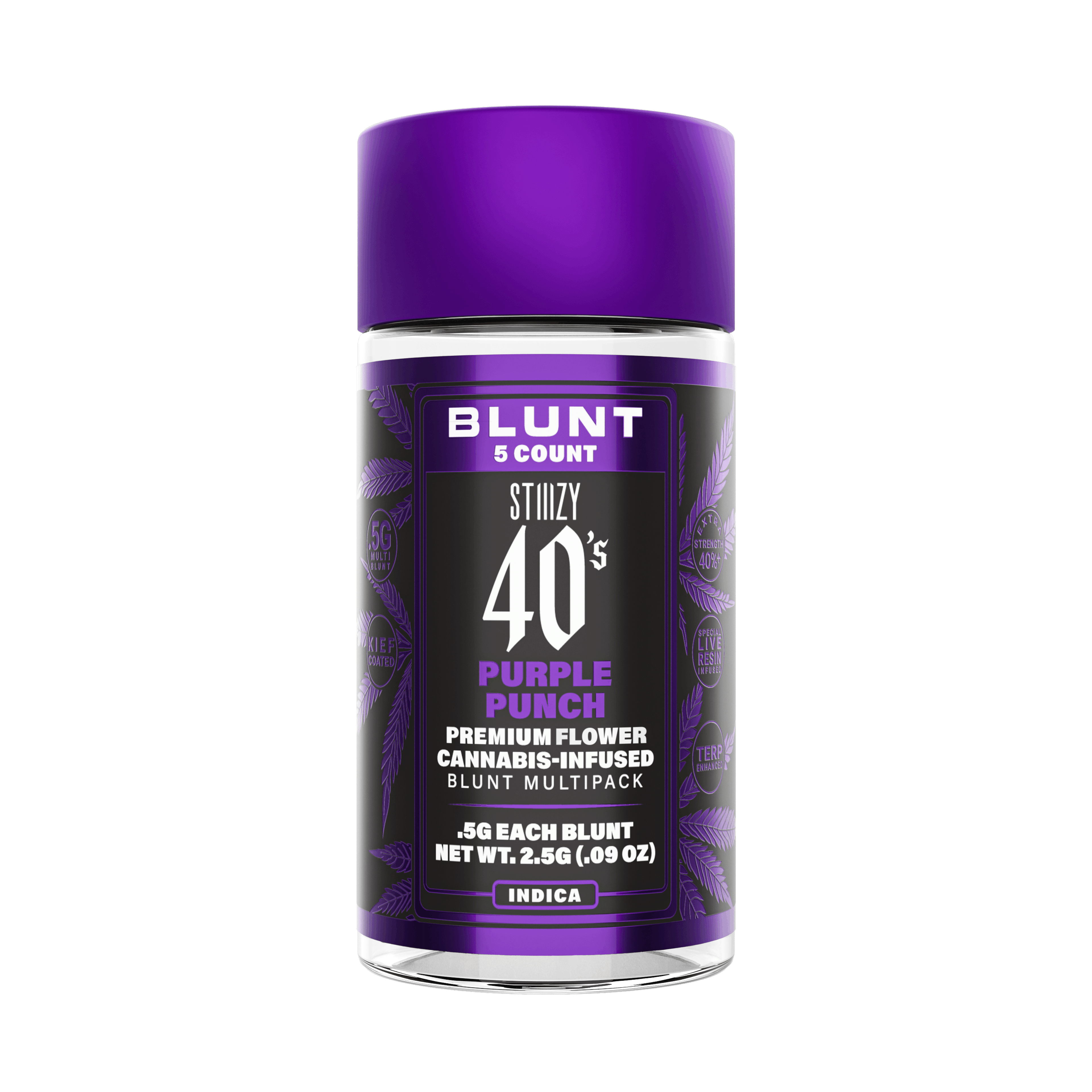 Purple Punch 40's 5pk Mini Blunts - Stiiizy - null - $40 - Pre-Rolls