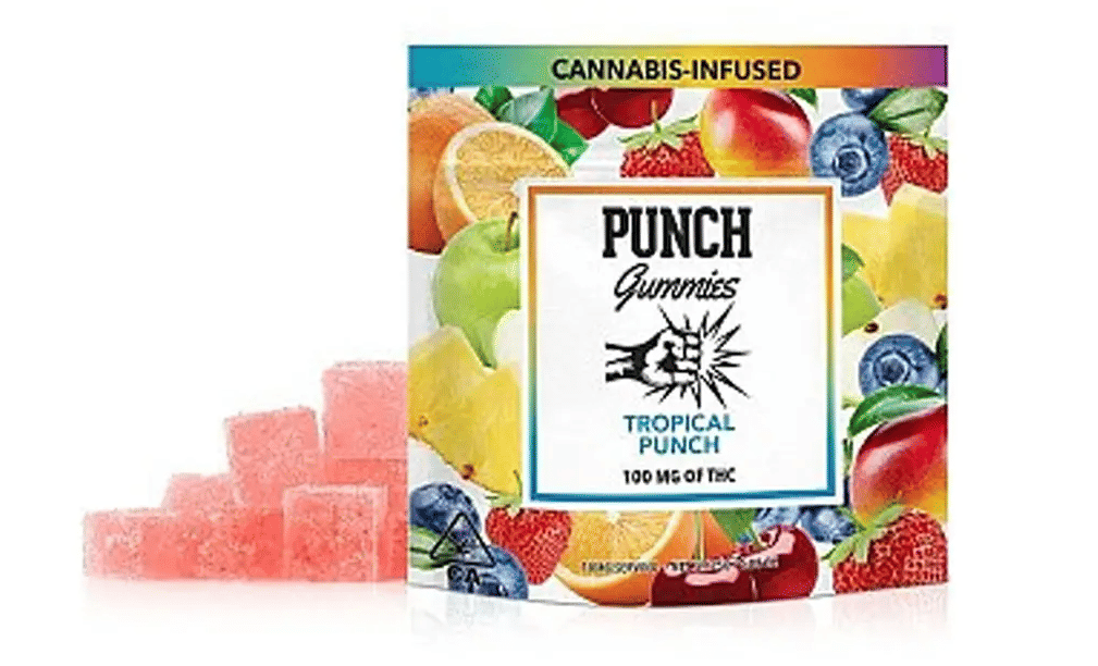 Tropical Punch Gummies 100mg - Punch Edibles -  - $8 - Edible
