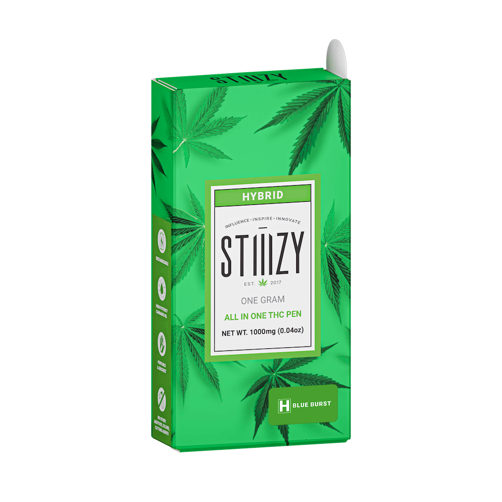 Blue Burst - All-In-One - STIIIZY - One Gram - $27.99 - Disposable Vape (All-In-One, Battery Built-In)