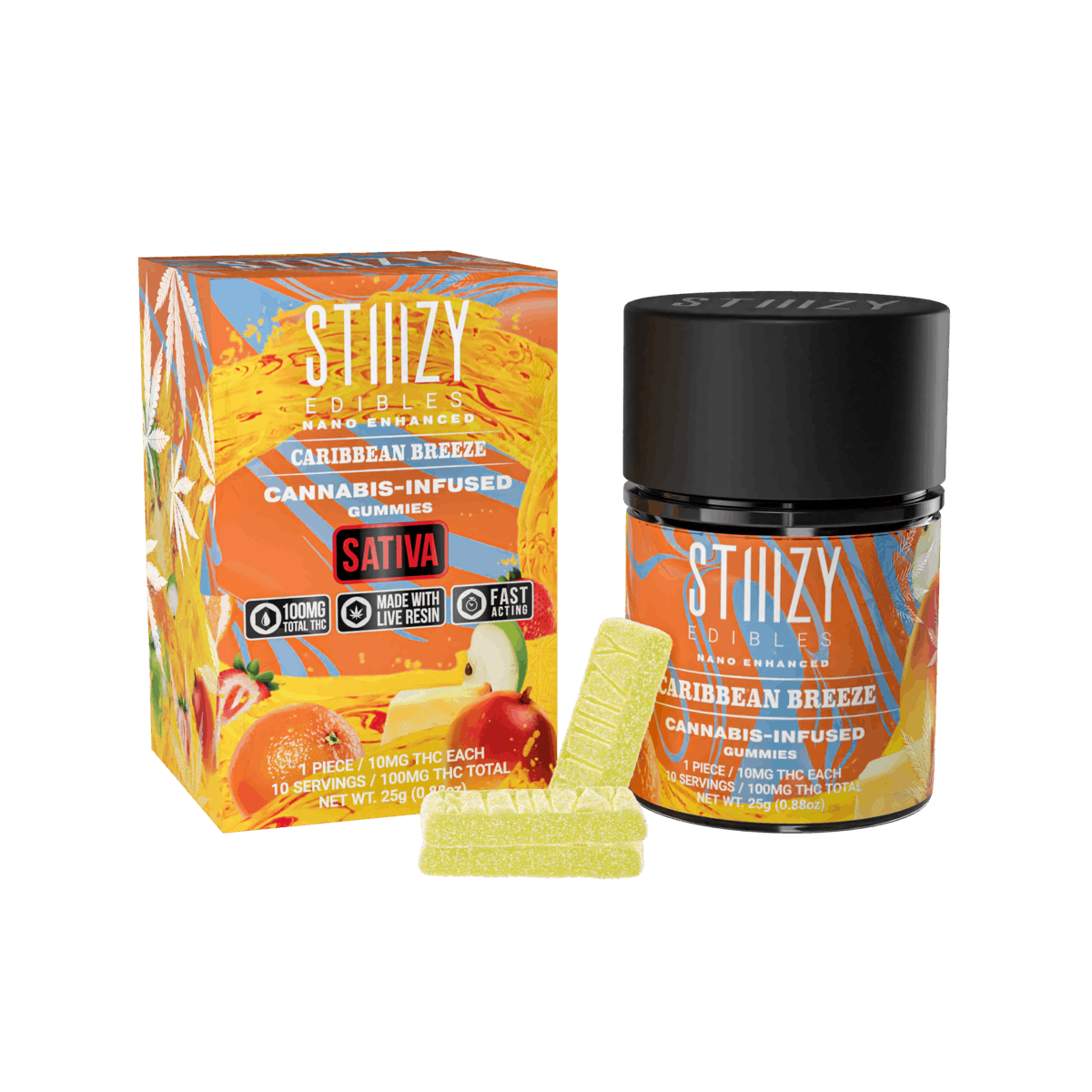 Tropical Caribbean Breeze - Gummies - STIIIZY - 10 Gummies - $13.99 - Edibles