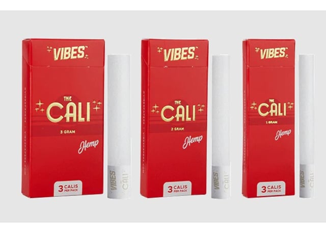 THE CALI - "HEMP" 2 gram Tubes (3 Pack of Papers)