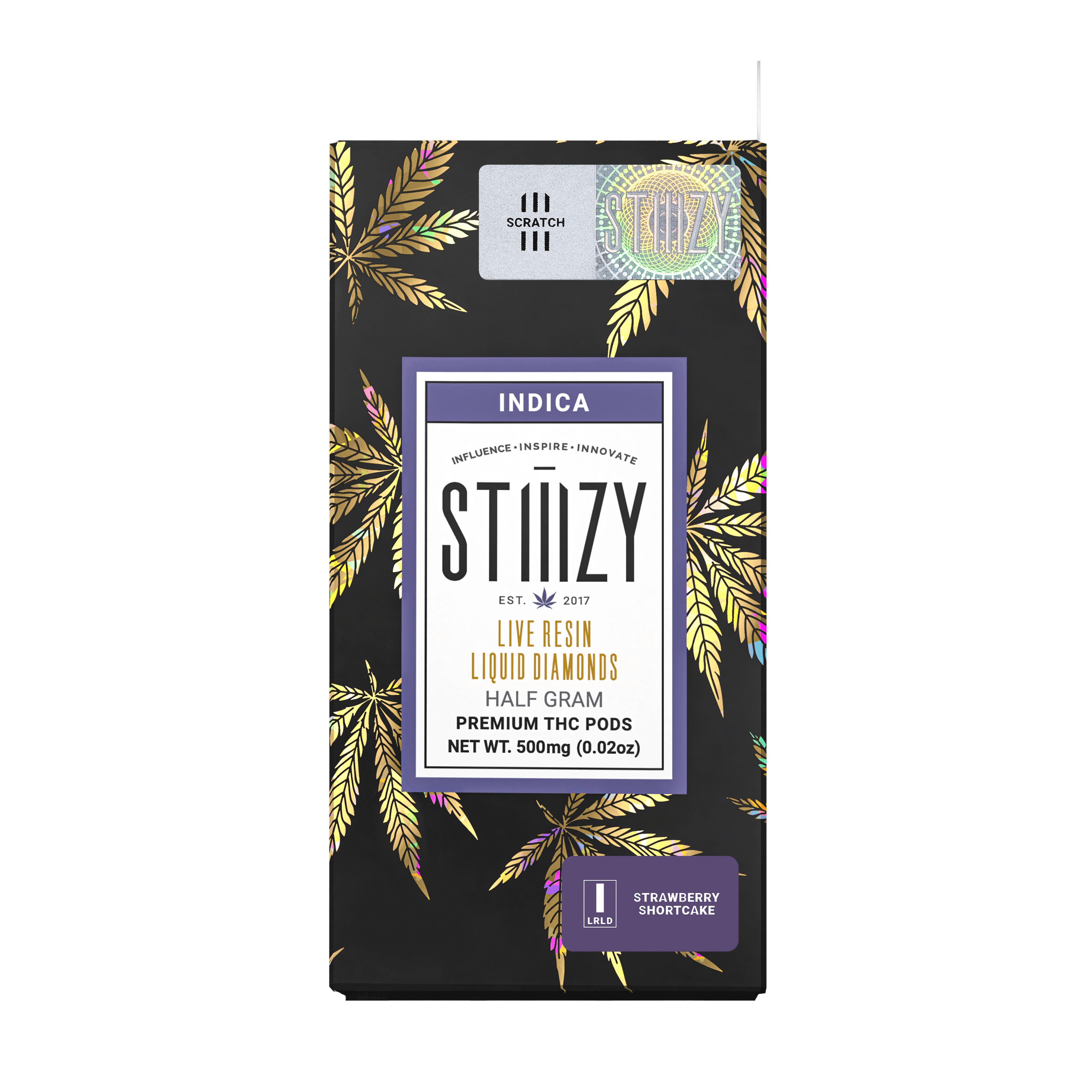Strawberry Shortcake - Live Resin - Liquid Diamonds Pod - STIIIZY - Half Gram - $12.99 - Pods (STIIIZY + PlugPlay + PAX + Left Coast)