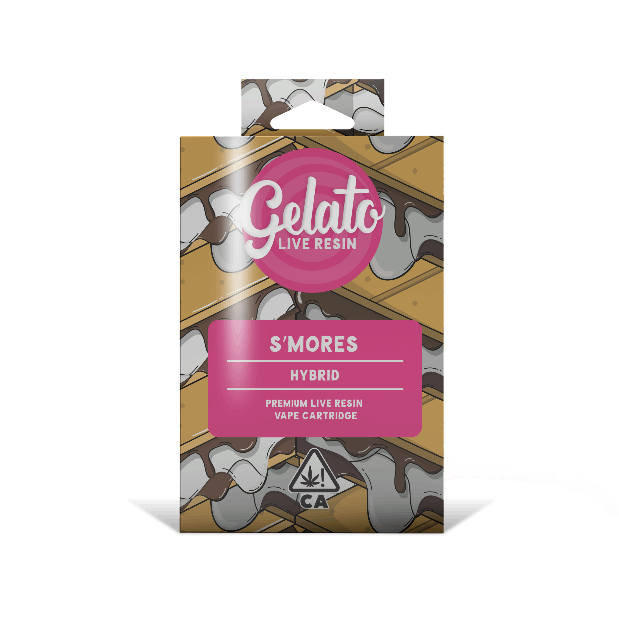 Gelato: S'mores - 1g Live Resin Cart - Gelato -  - $39 - Standard Cartridges