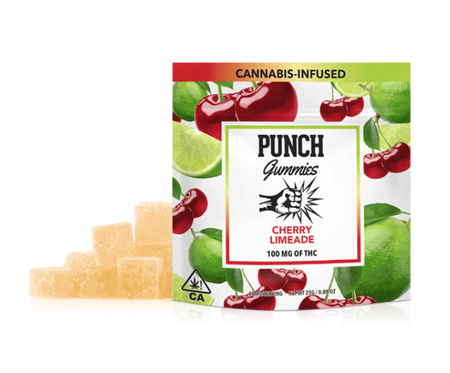 Cherry Limeade Gummies 100mg - Punch Edibles -  - $8 - Edible