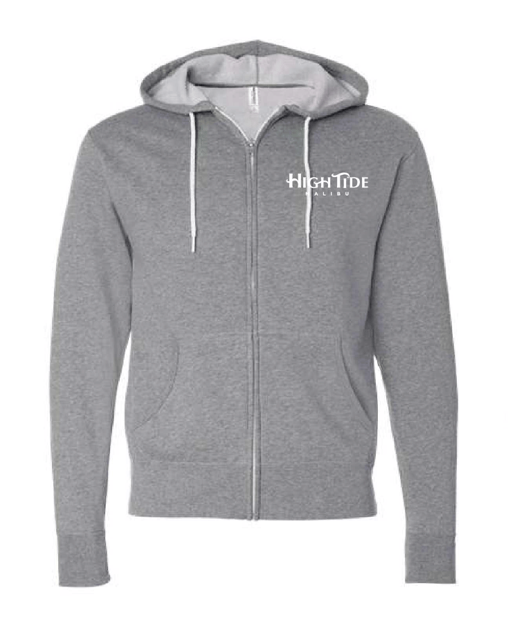 High Tide Zip Hoodie - Gunmetal Heather - 99 High Tide - XS - $59.99 - Maliboutique