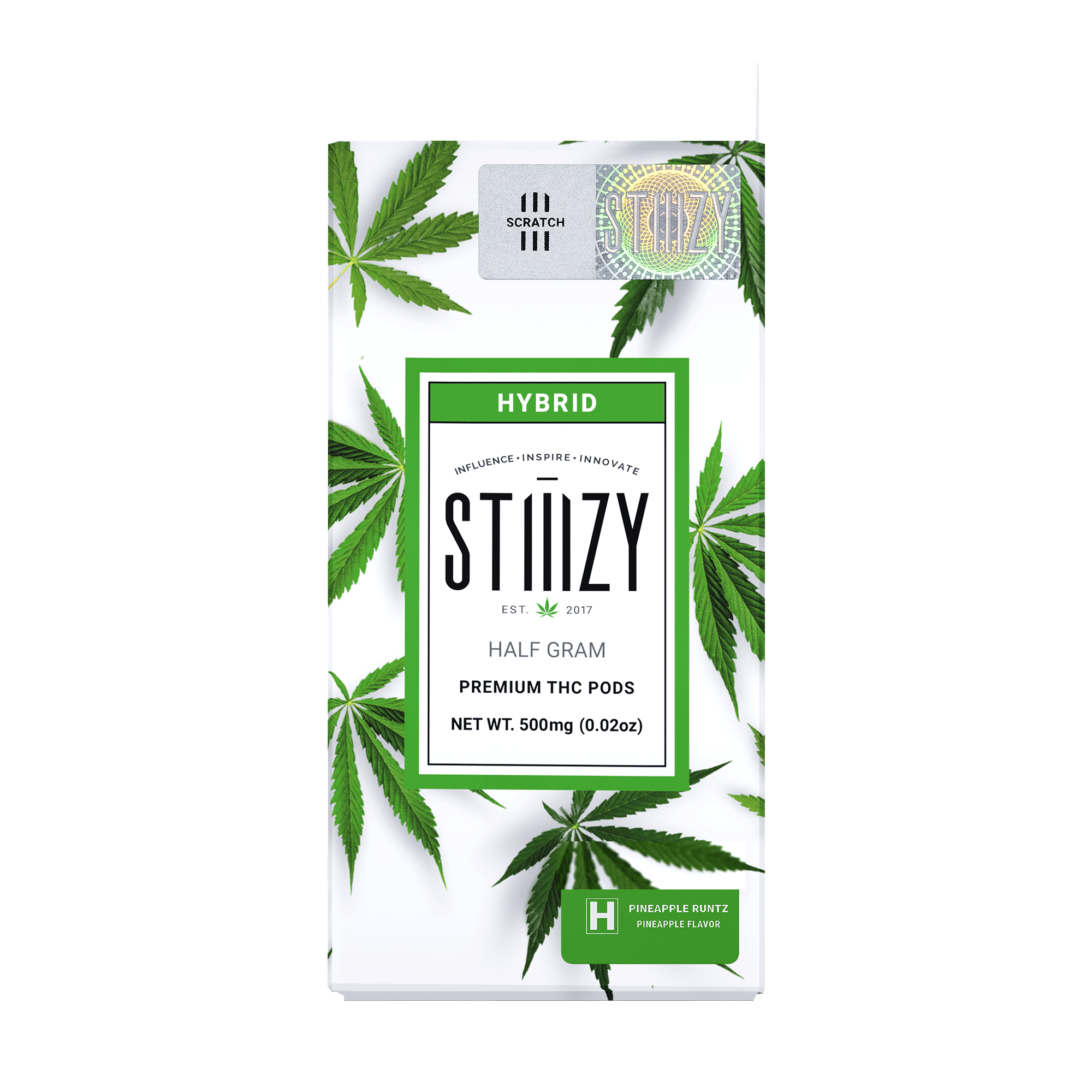 Pineapple Runtz - Premium Pod - STIIIZY - Half Gram - $11.99 - Pods (STIIIZY + PlugPlay + PAX + Left Coast)