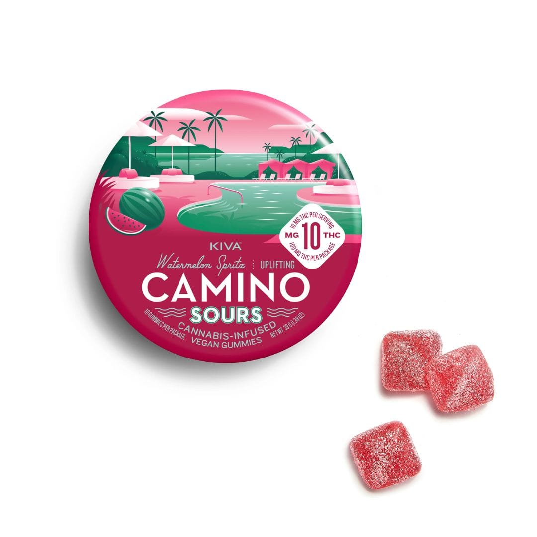 Camino Watermelon Spritz Sours 100mg - Camino - 10 Pack Gummies Sativa - $21 - Gummies