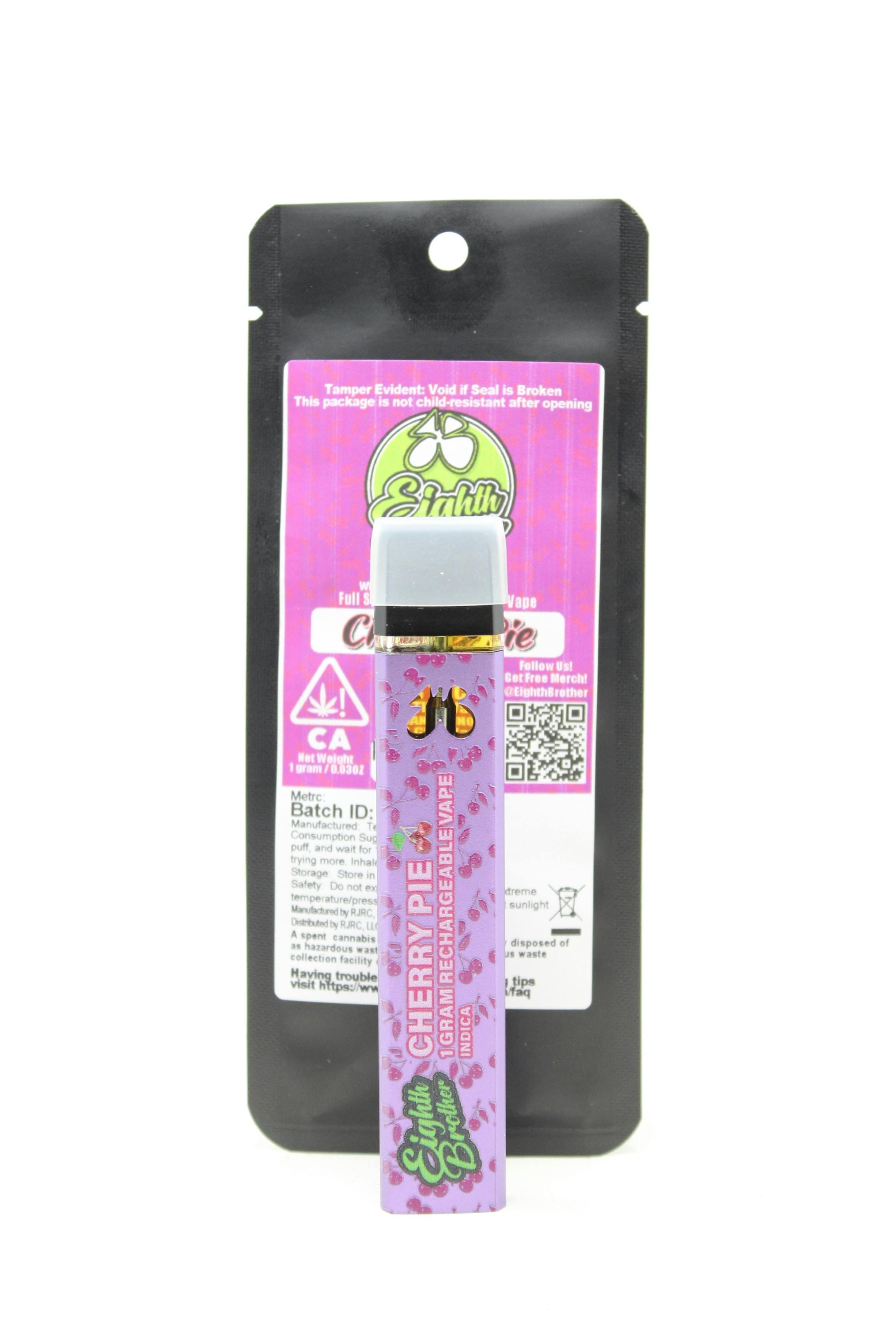 EIGHTH BROTHER - Cherry Pie (I) - 1g Disposable Vape - Eighth Brother - Vape - $22 - Vapes