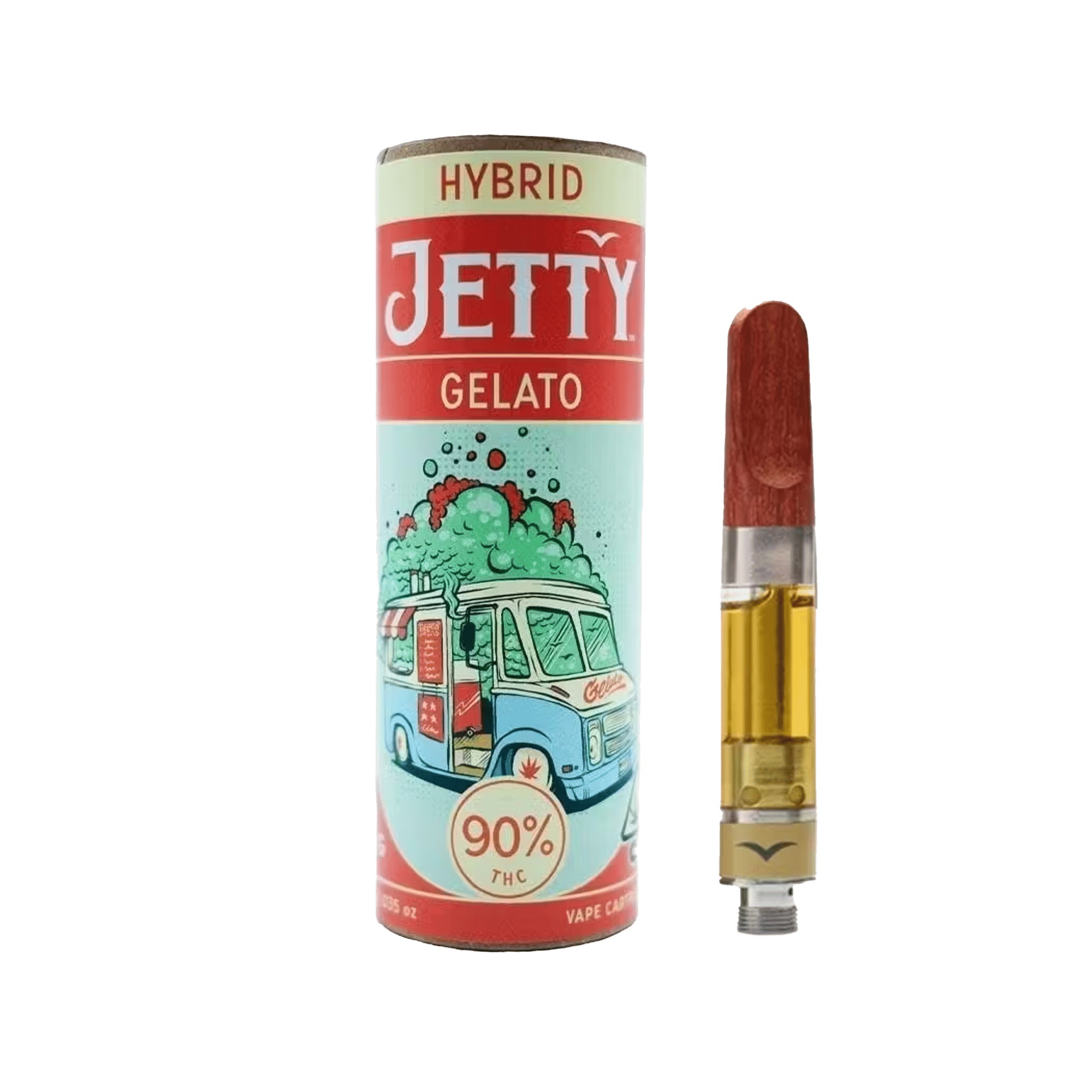 Gelato - Cart - Jetty Extracts - One Gram - $39.99 - Vape Cartridges (Universal 510 Battery Required)