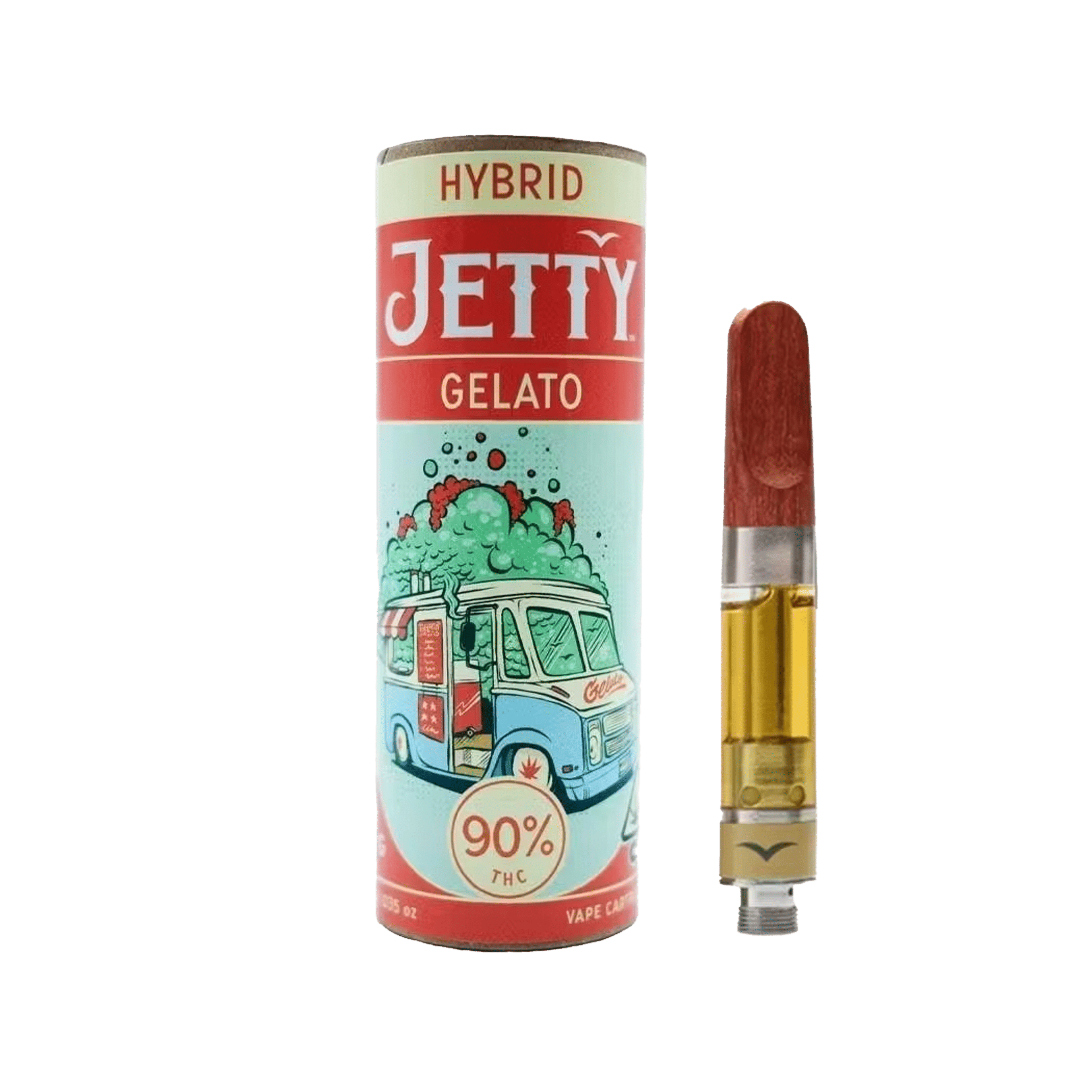 Gelato - Cart - Jetty Extracts - One Gram - $39.99 - Vape Cartridges (Universal 510 Battery Required)