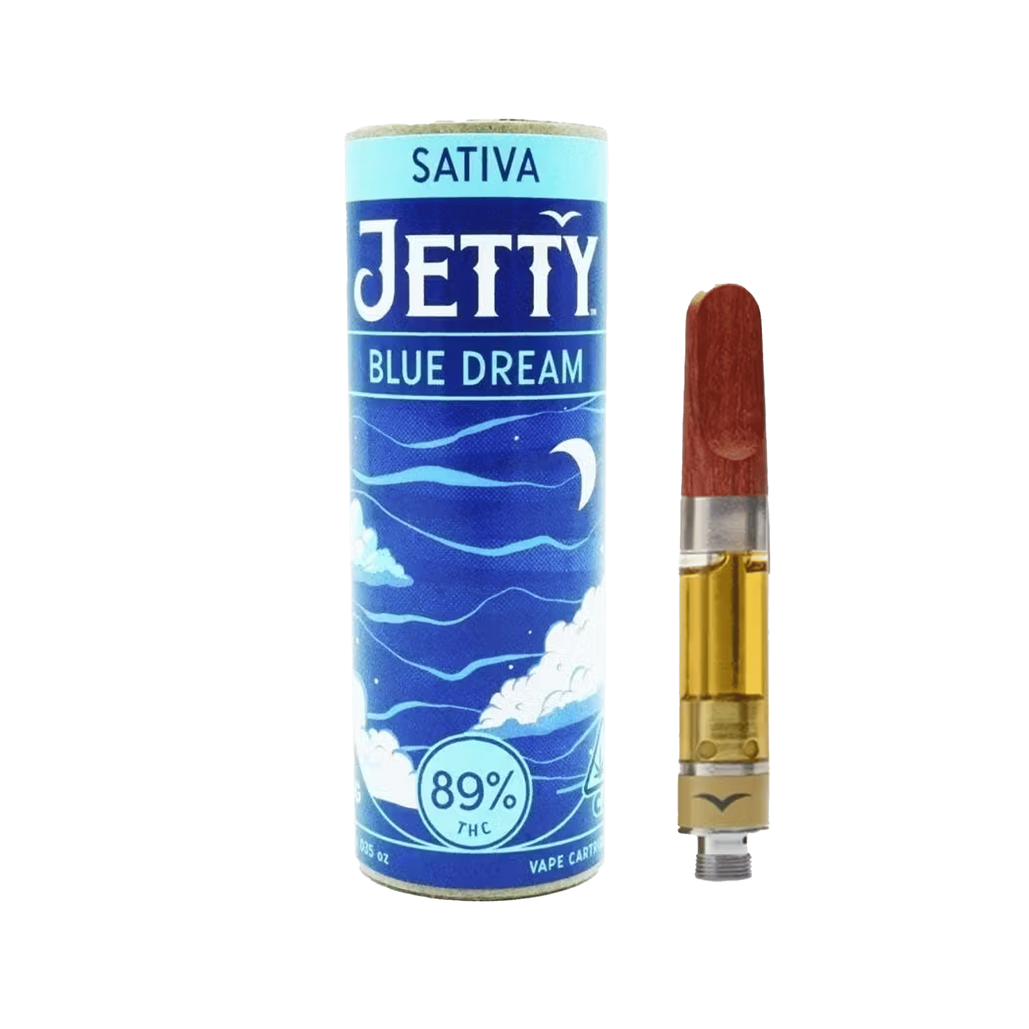 Blue Dream - High THC - Cart - Jetty Extracts - One Gram - $39.99 - Vape Cartridges (Universal 510 Battery Required)