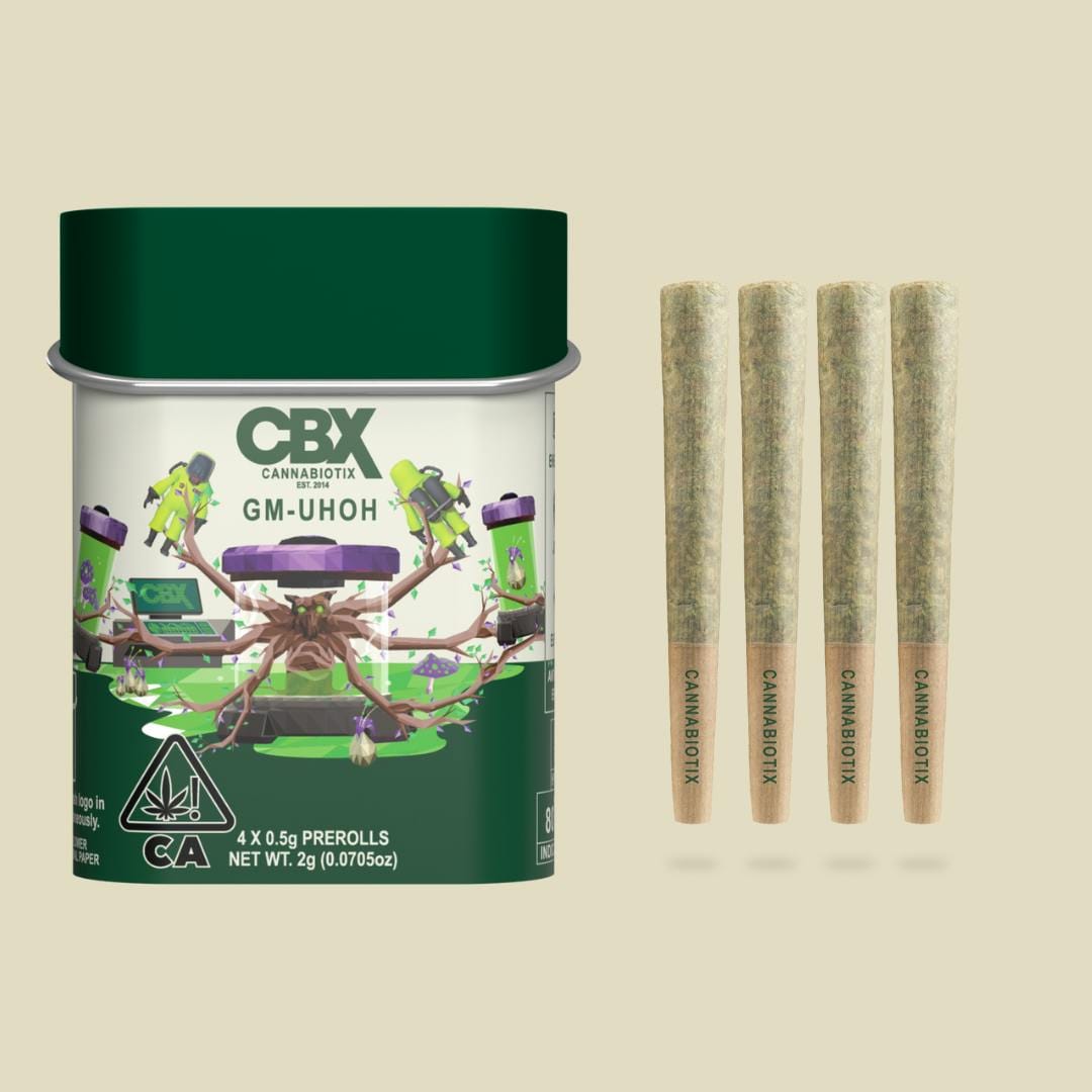 CBX | .5gx4pk Tin - GM Uh Oh - Pre Roll - Indica - Cannabiotix -  - $26 - Pre-Rolls