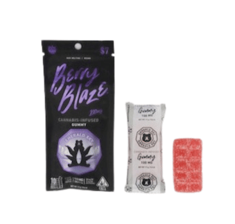 Berry Blaze Indica 100mg Gummy - Emerald Sky -  - $7 - Edible