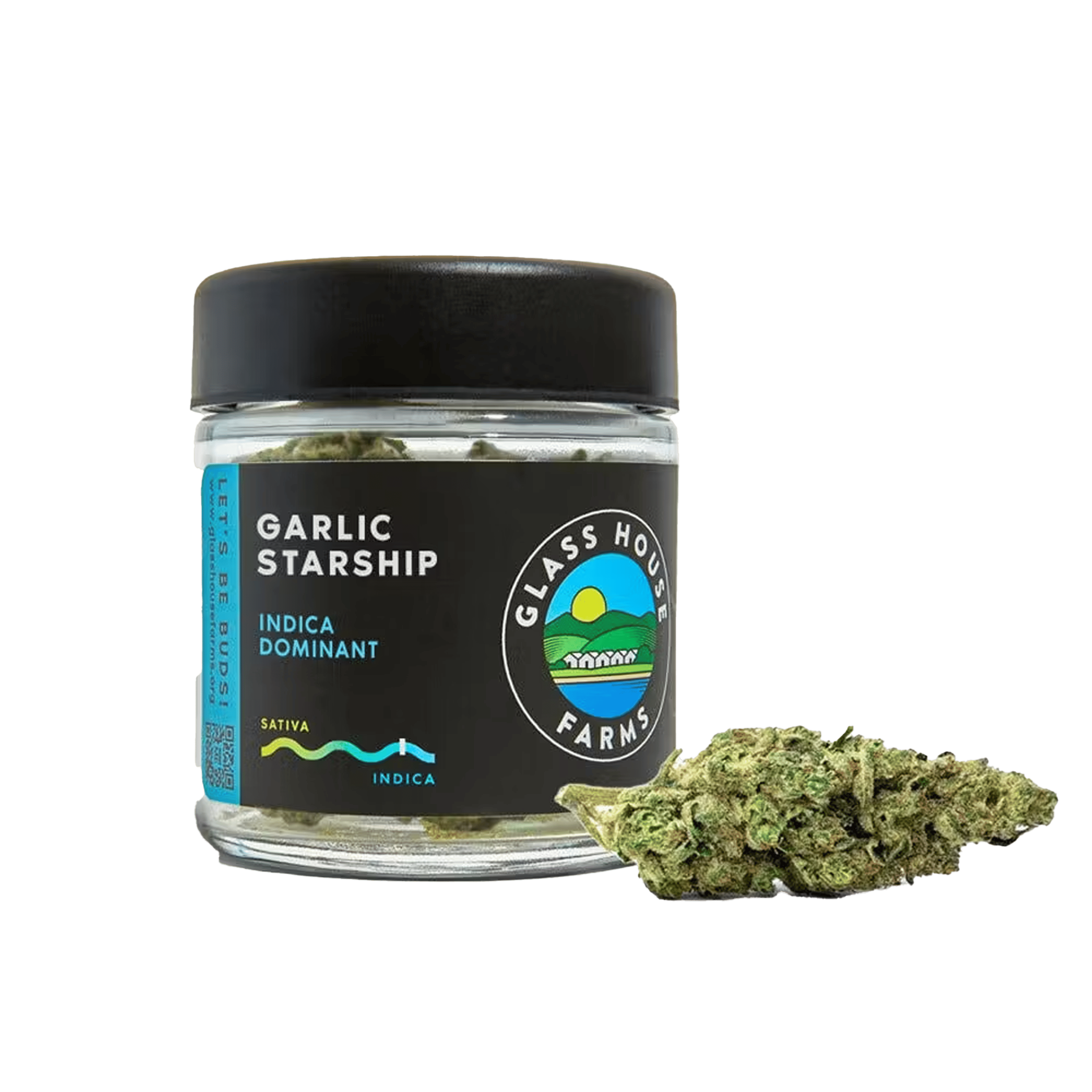 Garlic Starship - Jar - Flower - Glass House Farms - Eighth - $29.99 - Flower