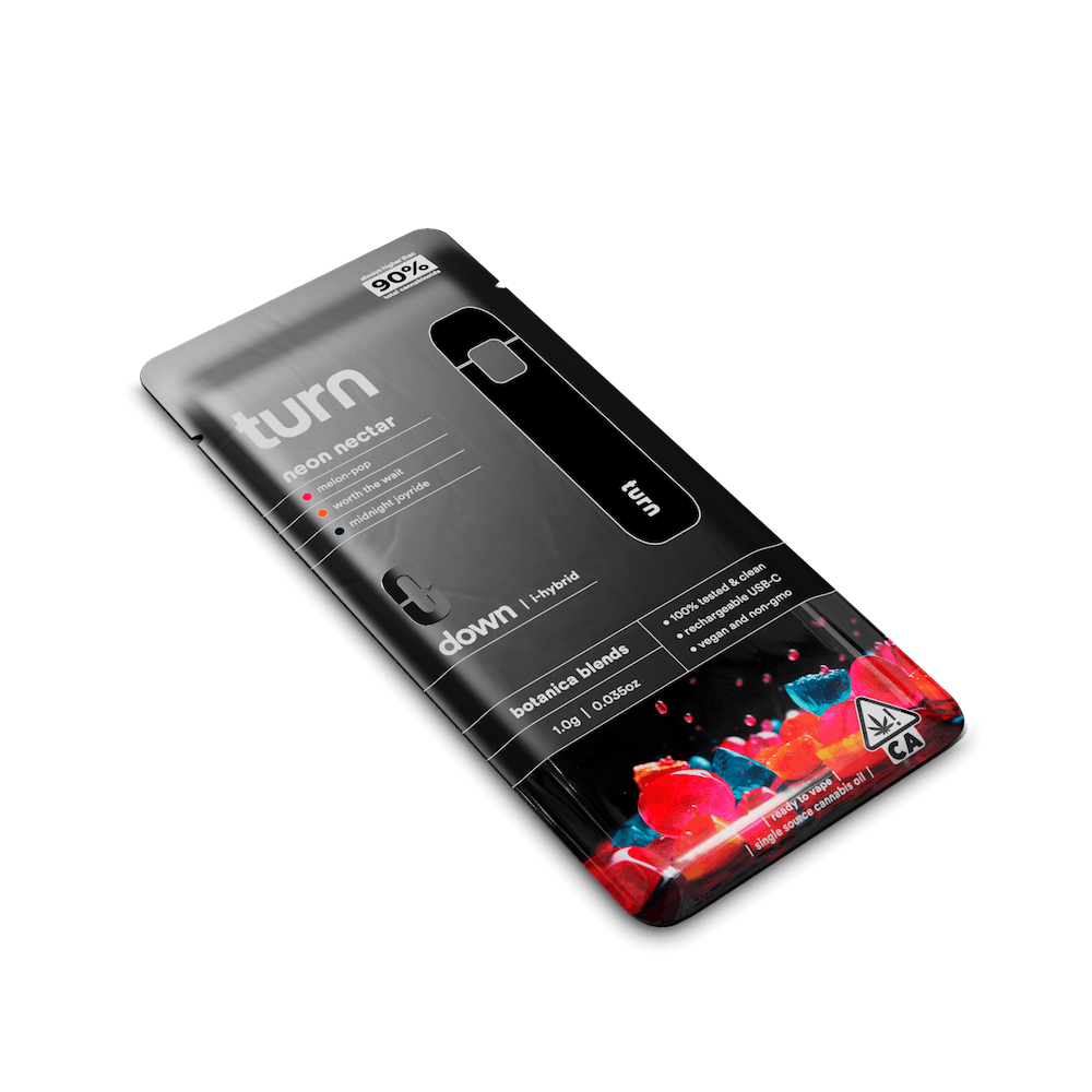 Turn - Neon Nectar - Botanical Blend Disposable - 1g - Turn - Neon Nectar - $26.99 - Disposable Vapes