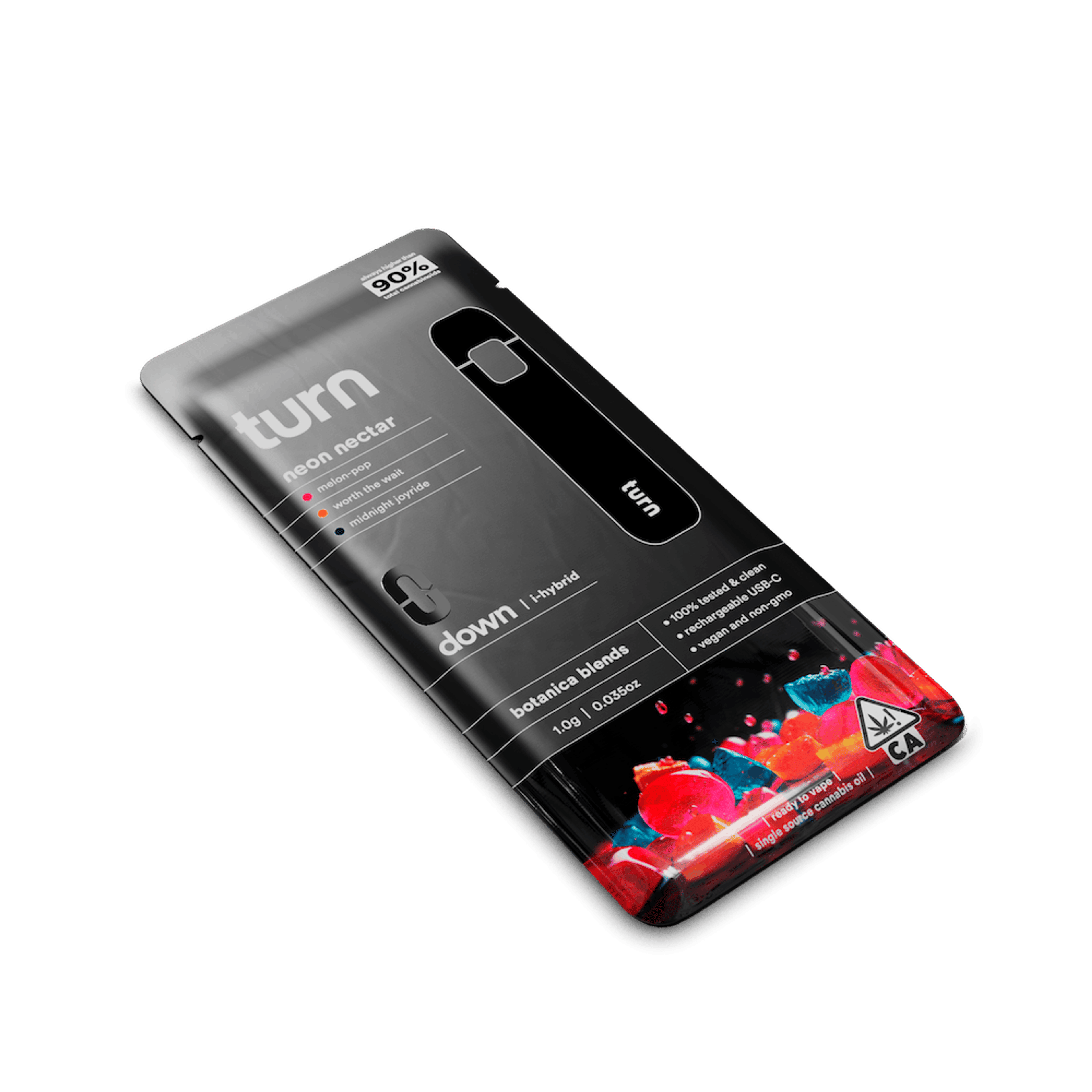 Turn - Neon Nectar - Botanical Blend Disposable - 1g - Turn - Neon Nectar - $26.99 - Disposable Vapes