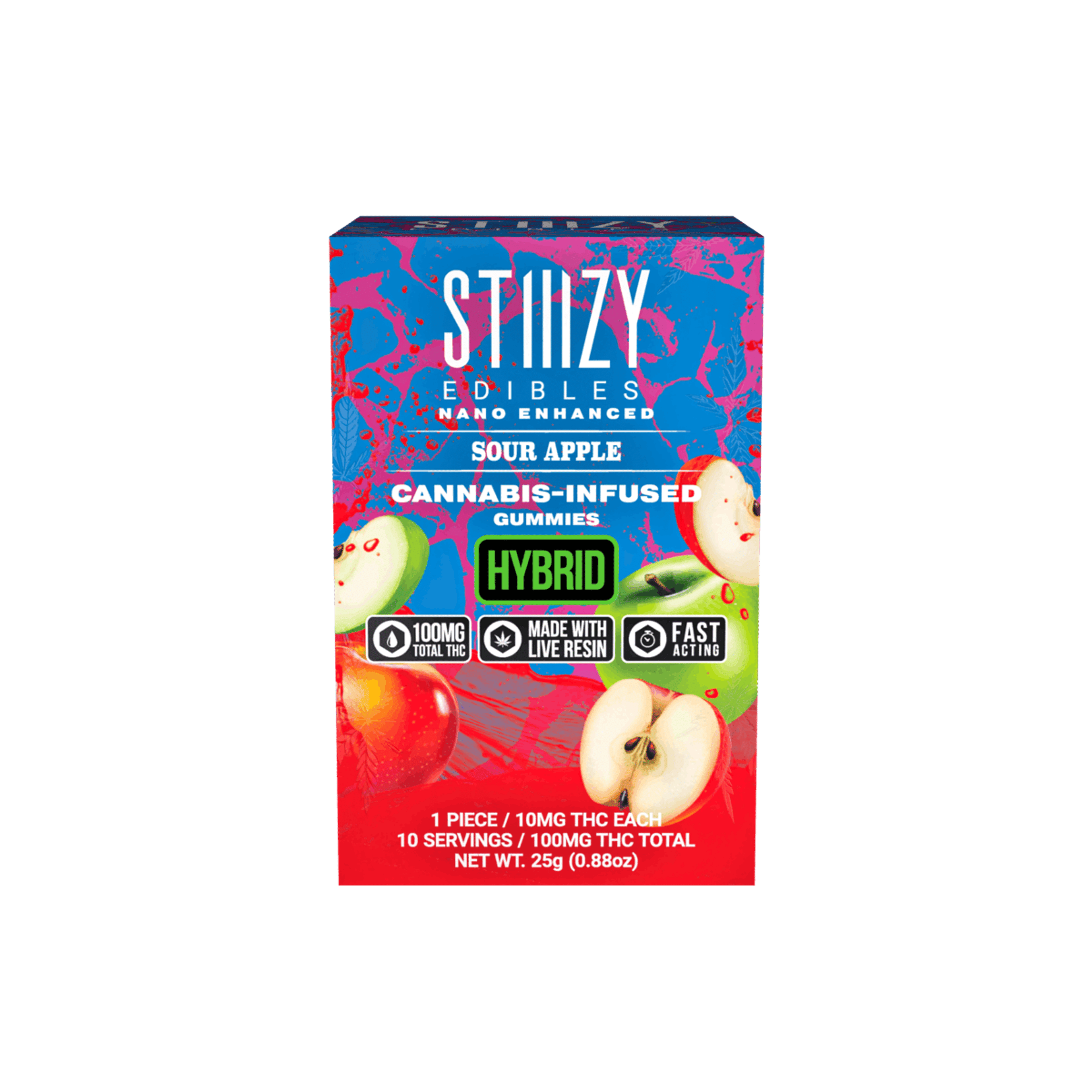 Sour Apple - Gummies - STIIIZY - 10 Gummies - $13.99 - Edibles